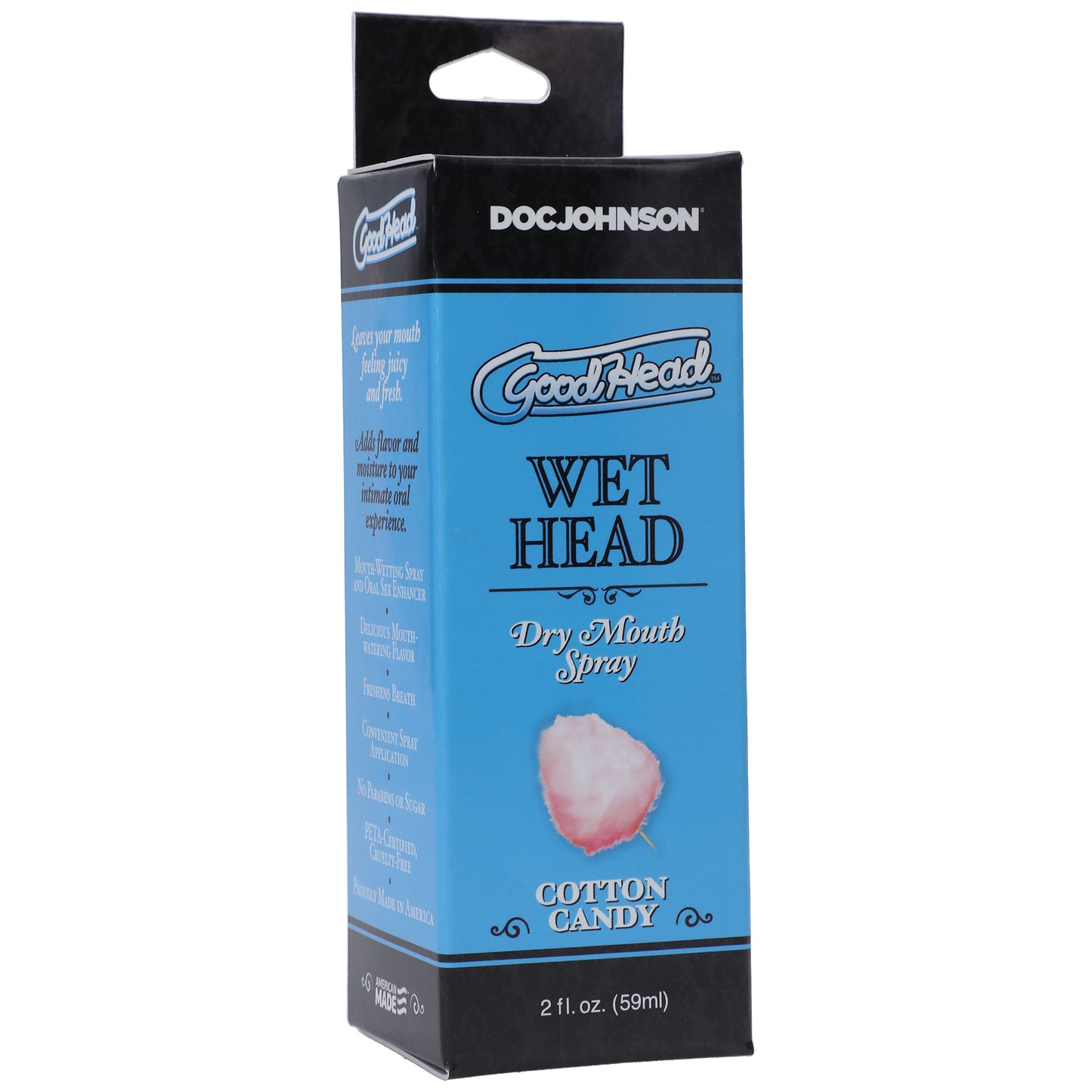 Goodhead - Wet Head - Dry Mouth Spray - Cotton Candy - 2 Fl. Oz. (59ml) - Not Very Vanilla