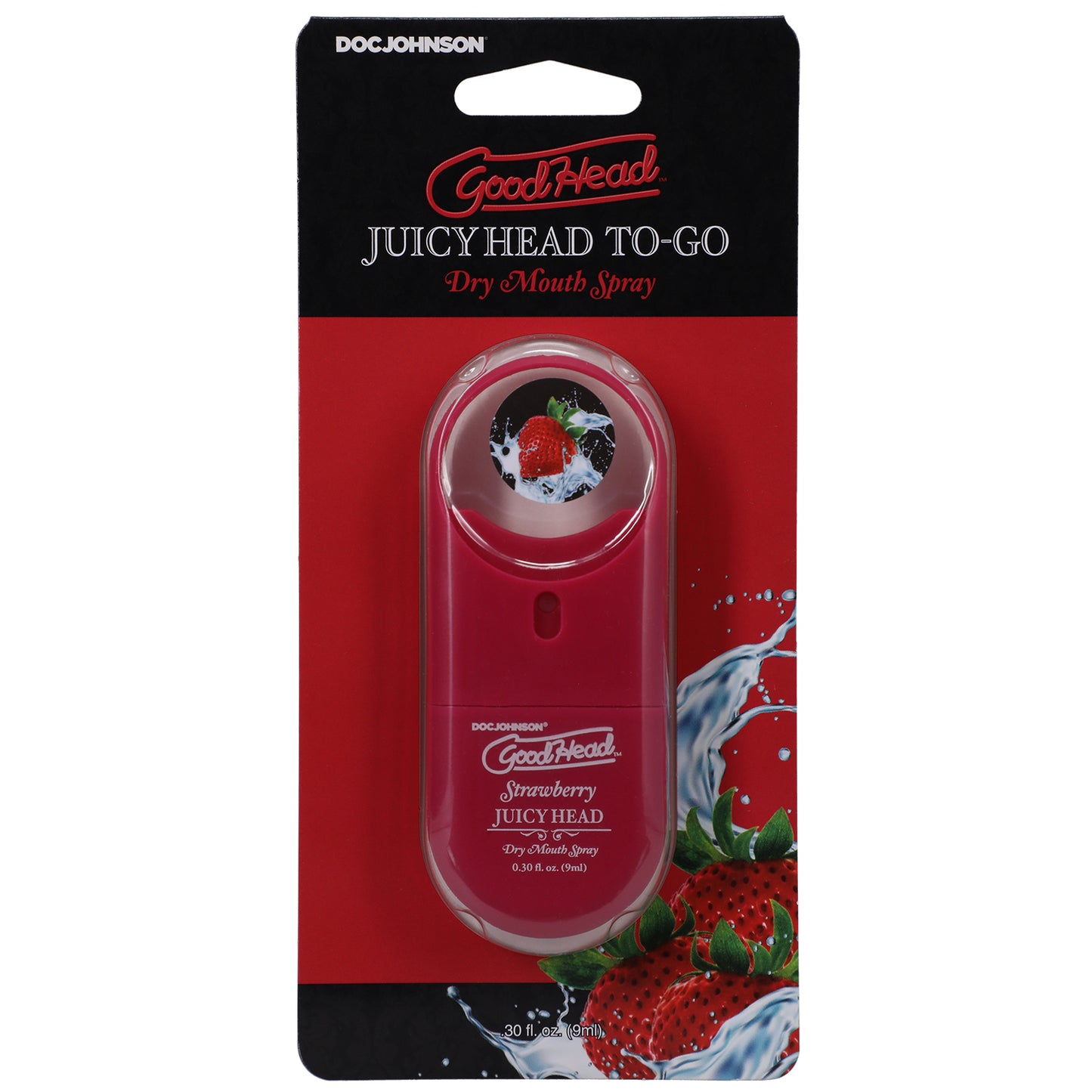 Goodhead - Juicy Head Dry Mouth Spray to-Go .30 Fl - Strawberry - Not Very Vanilla