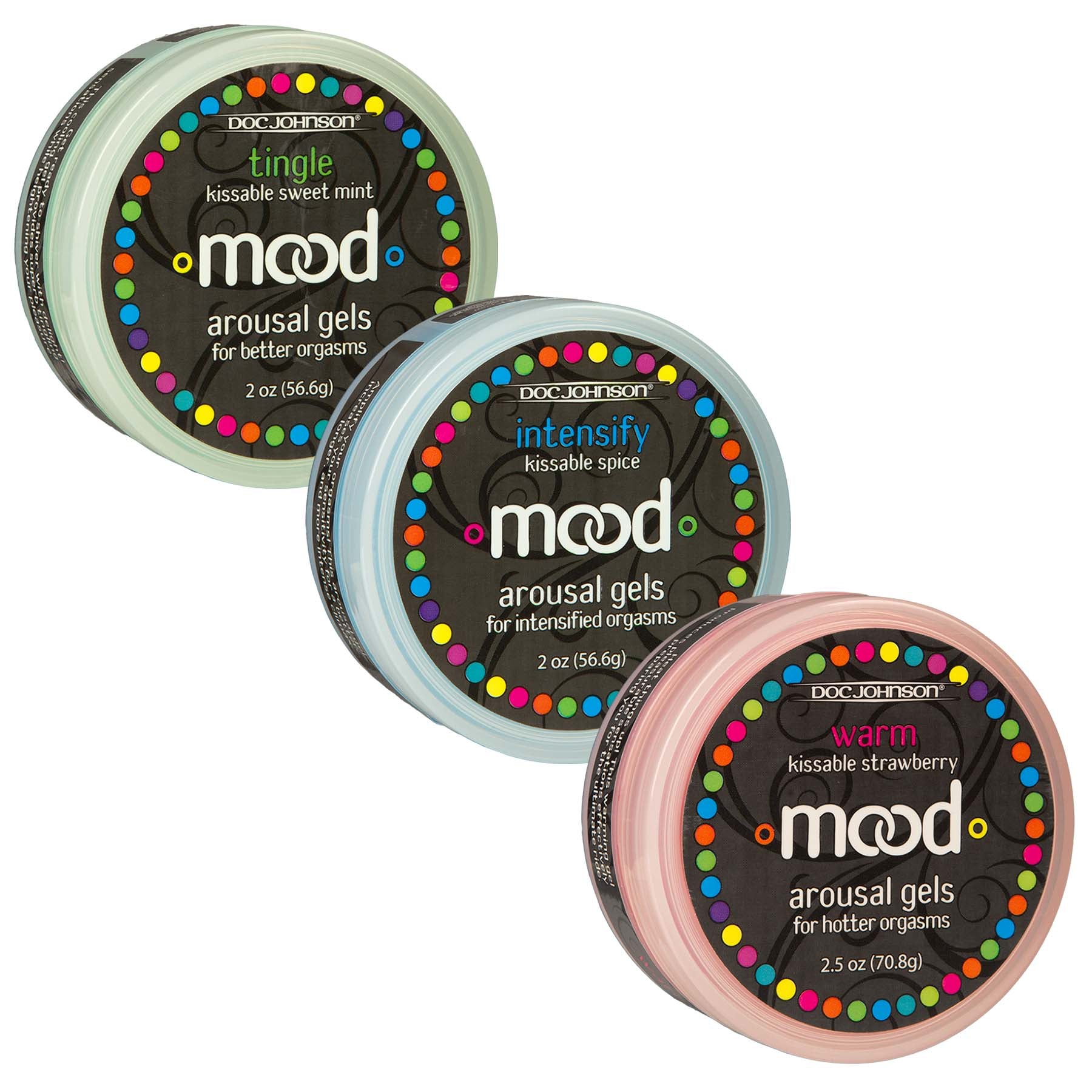 Mood Arousal Gels - Warm, Tingle, Intensify - Not Very Vanilla