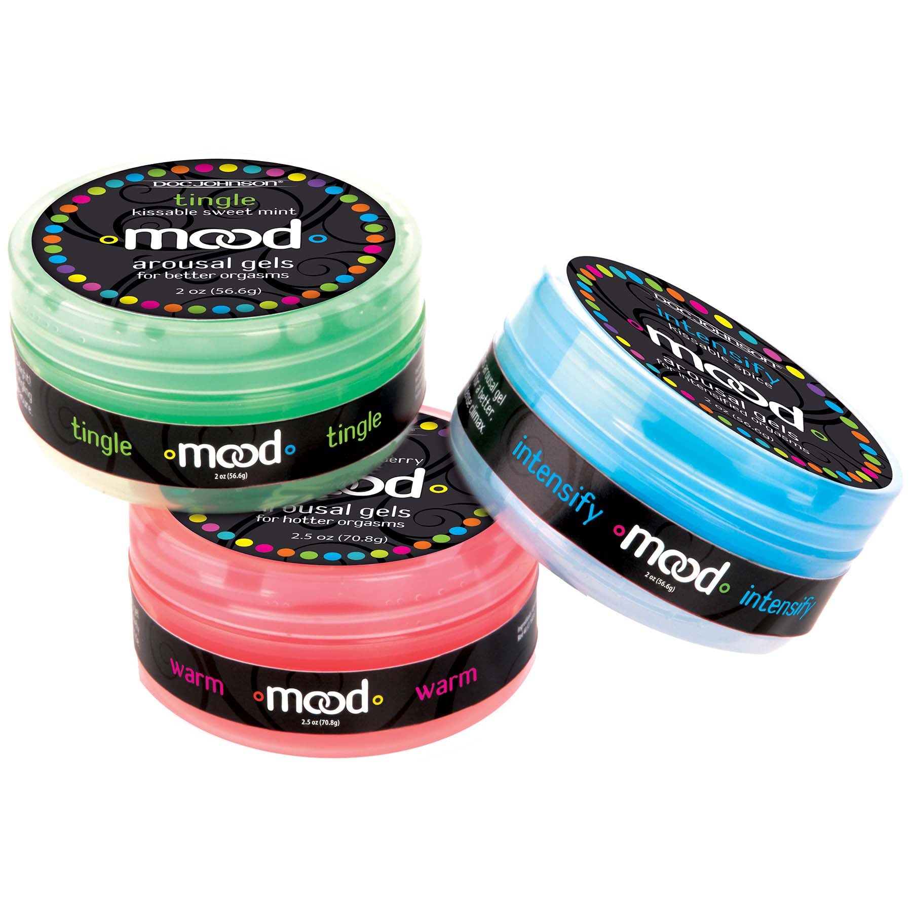 Mood Arousal Gels - Warm, Tingle, Intensify - Not Very Vanilla