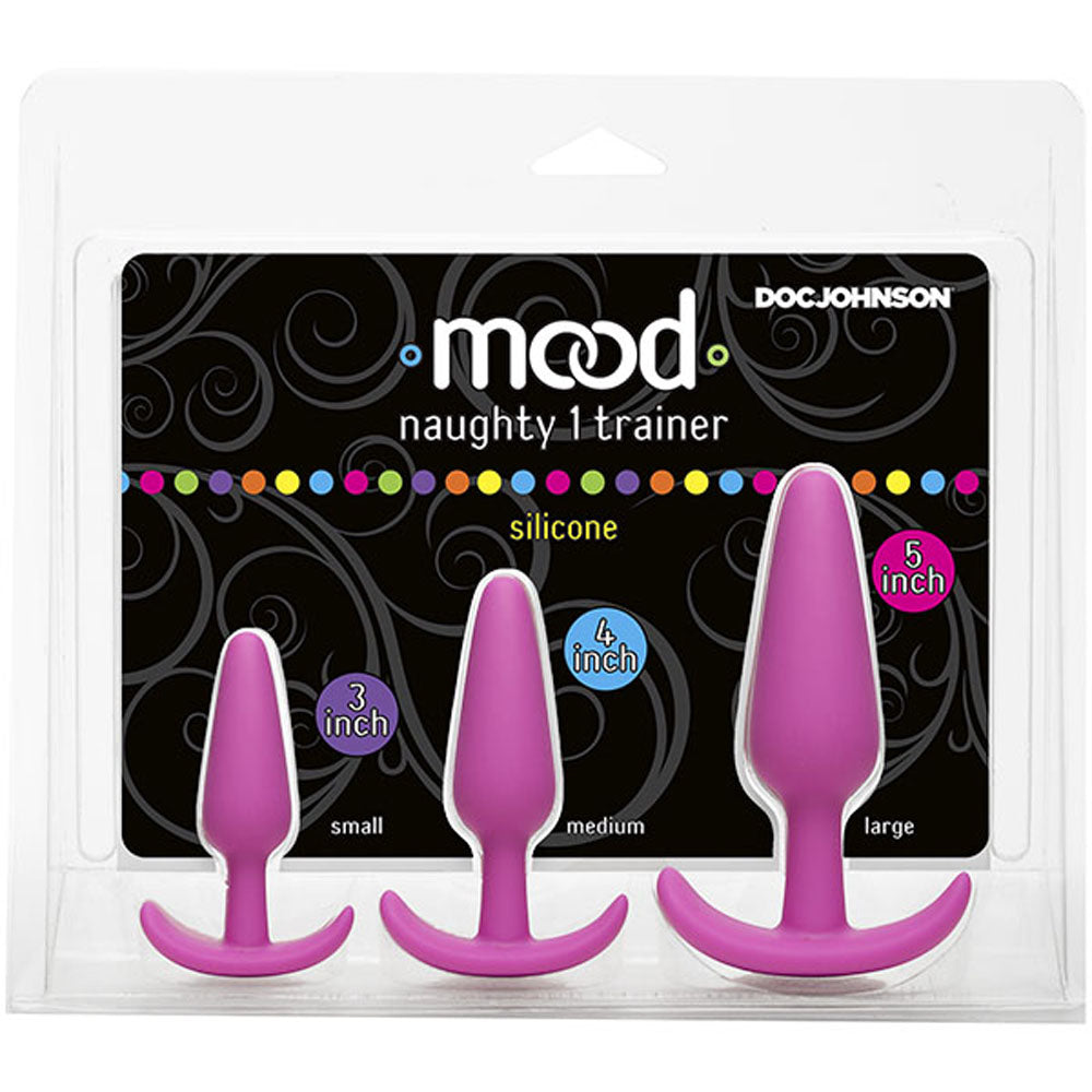 Mood - Naughty 1 Anal Trainer Set - Pink - Not Very Vanilla