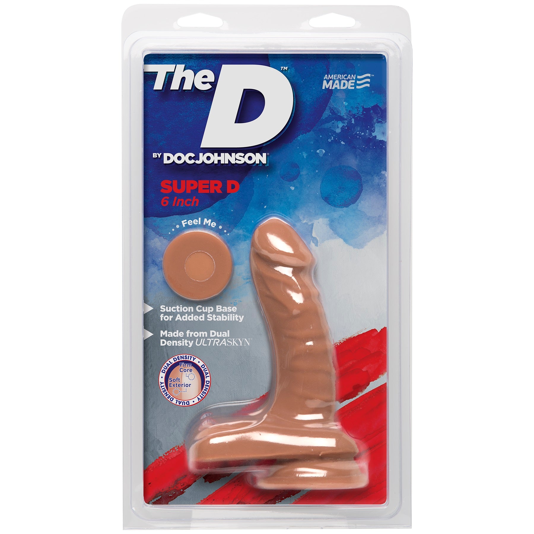 The D - Super D - 6 Inch With Balls - Caramel - Not Very Vanilla