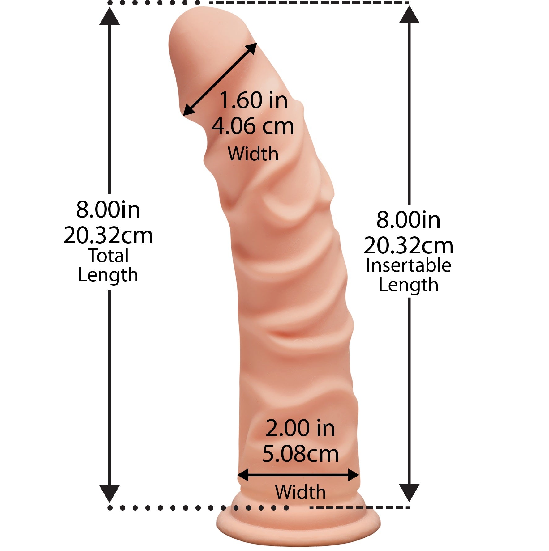 The D - Ragin' D 8 Inch - Vanilla - Not Very Vanilla