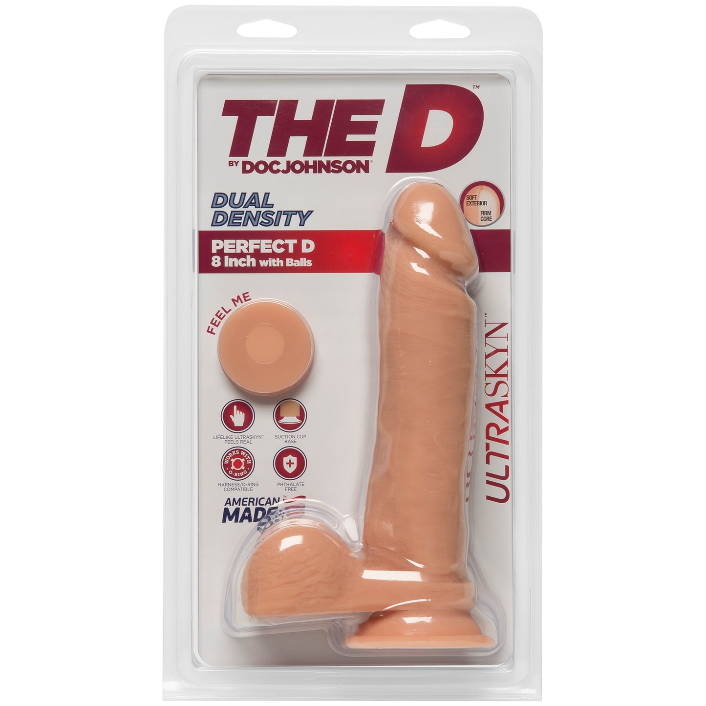 The D - Perfect D 8" Squirting - Vanilla