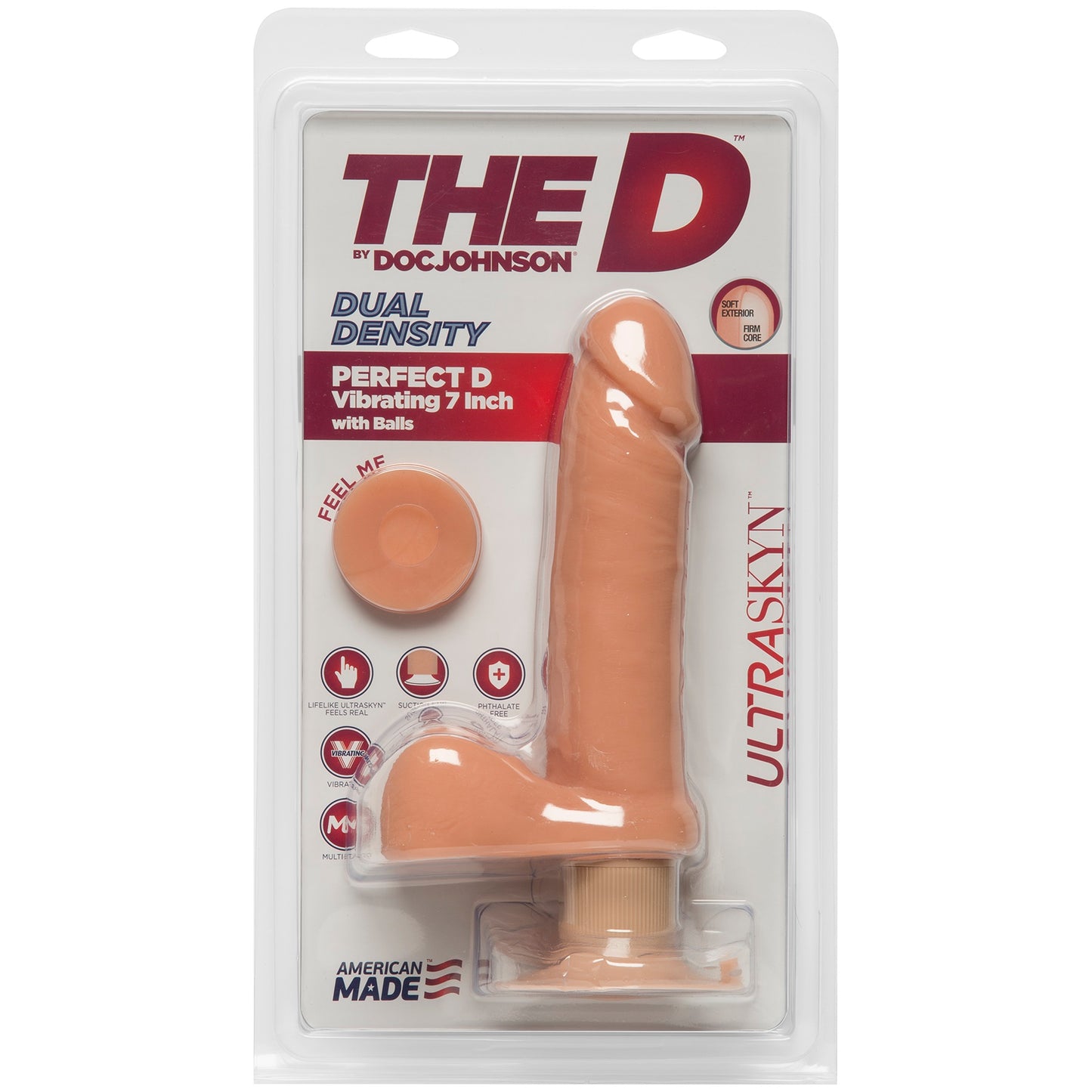 The D - Perfect D Vibrating 7" - Vanilla