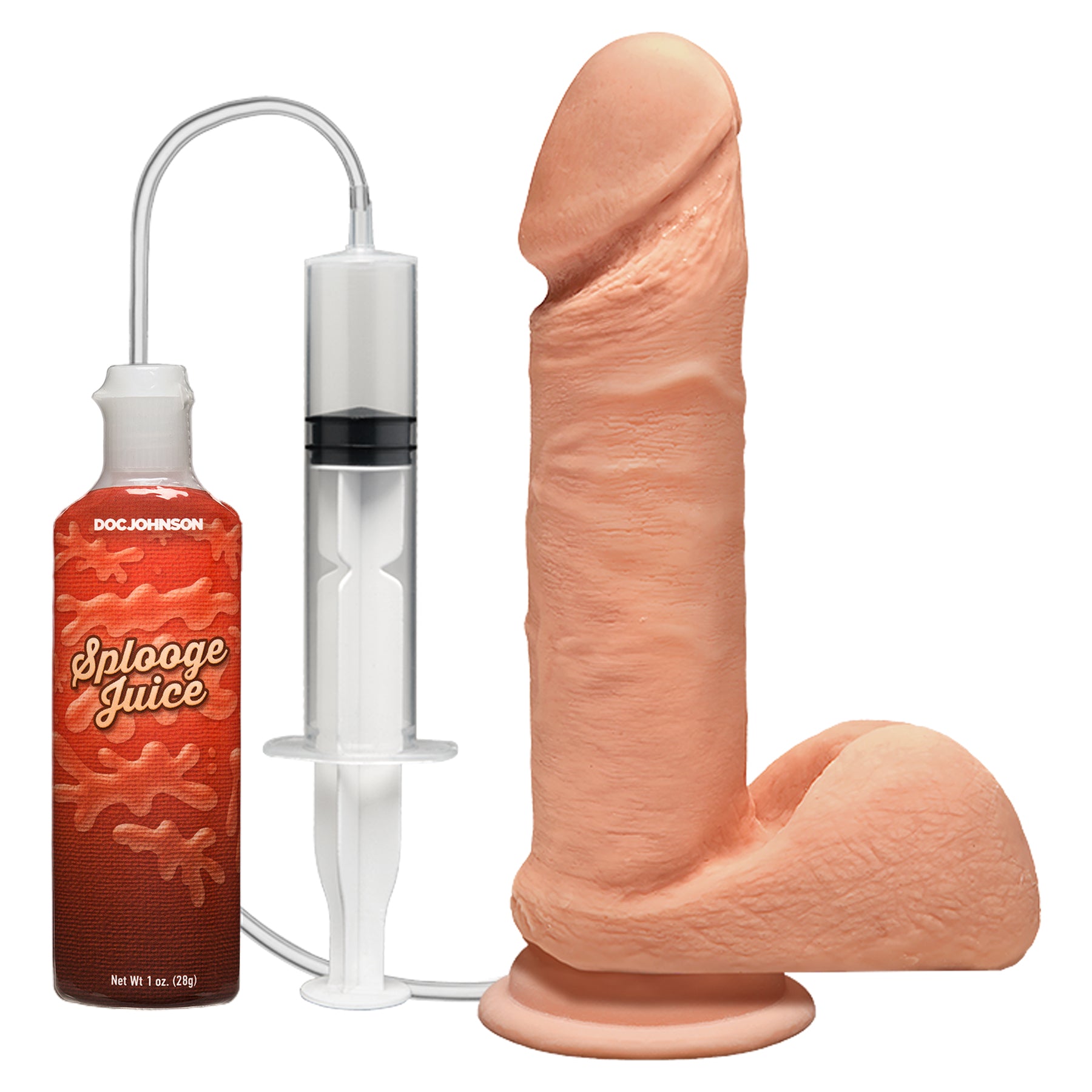 The D - Perfect D - Squirting 7 Inch With Balls - Not Very Vanilla