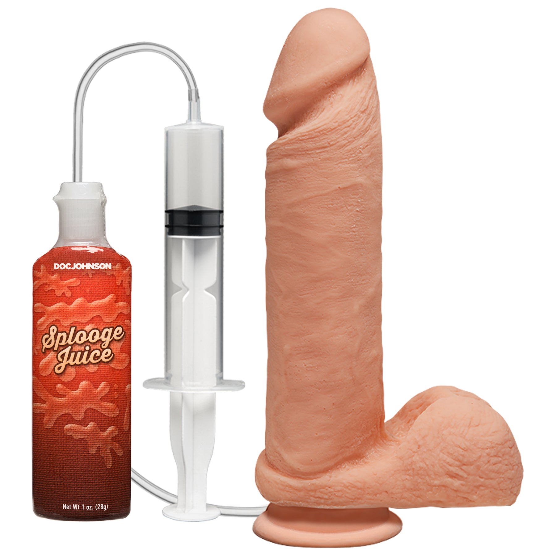 The D - Perfect D - Squirting 8 Inch With Balls - Not Very Vanilla