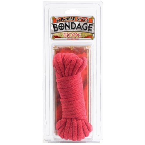 Bondage Rope - Cotton - Japanese Style - Red - Not Very Vanilla