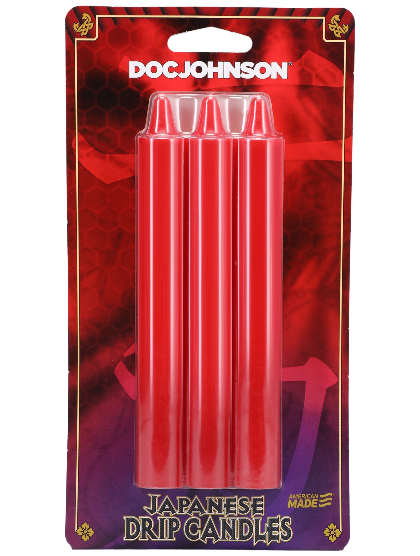 Japanese Drip Candles - 3 Pack - Red - Not Very Vanilla