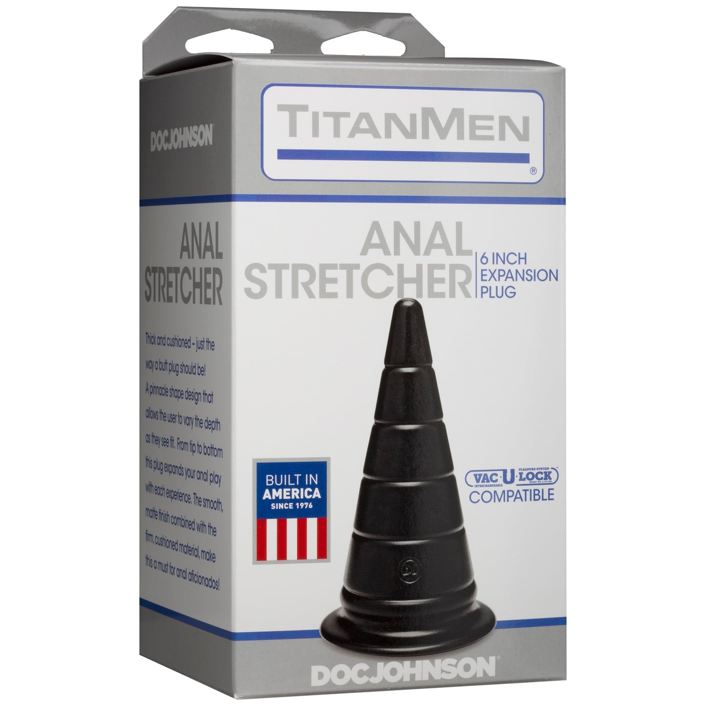 Titanmen Anal Stretcher 6 Inch Plug - Not Very Vanilla