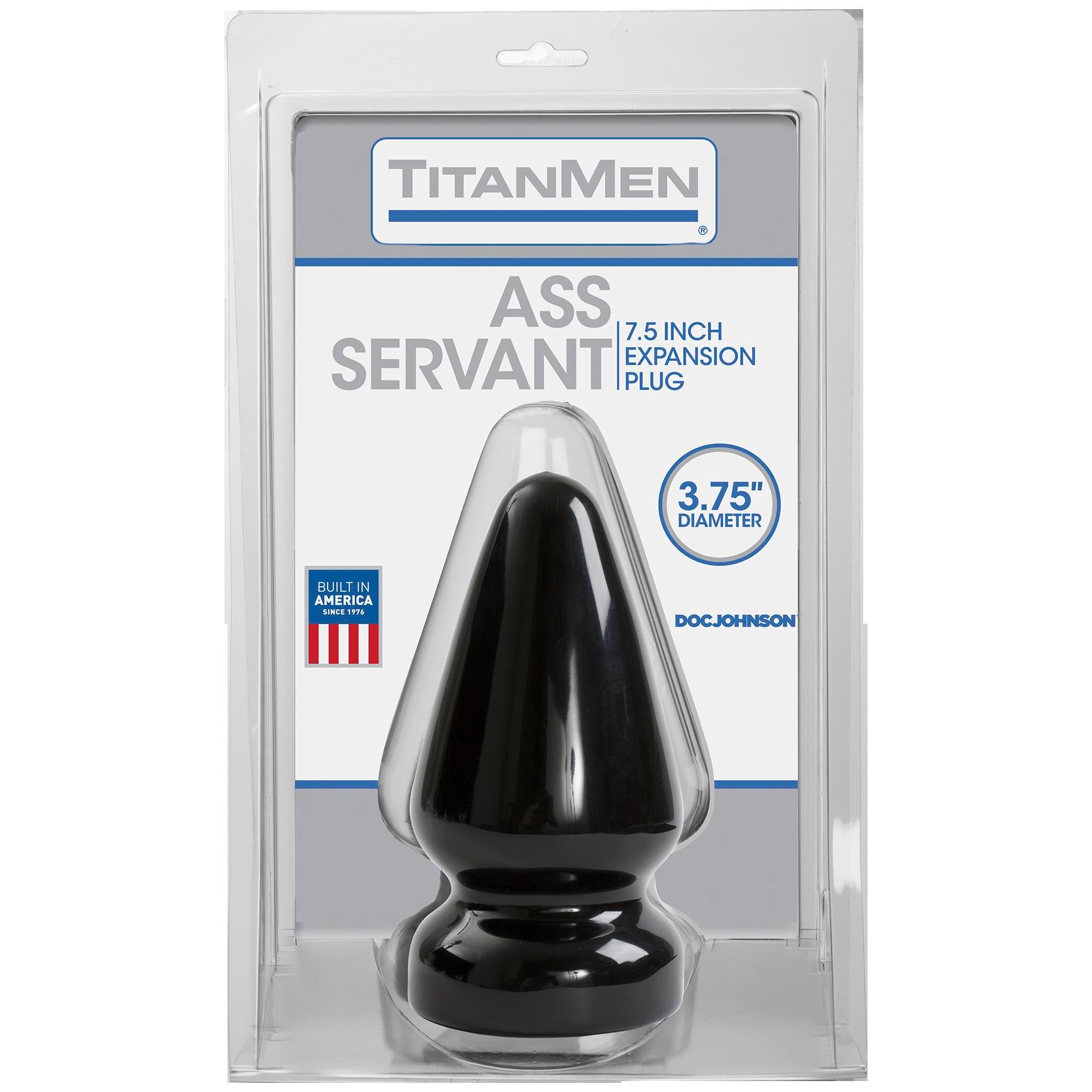 Titanmen Butt Plug 3.75 Inch Diameter Ass Servant - Not Very Vanilla