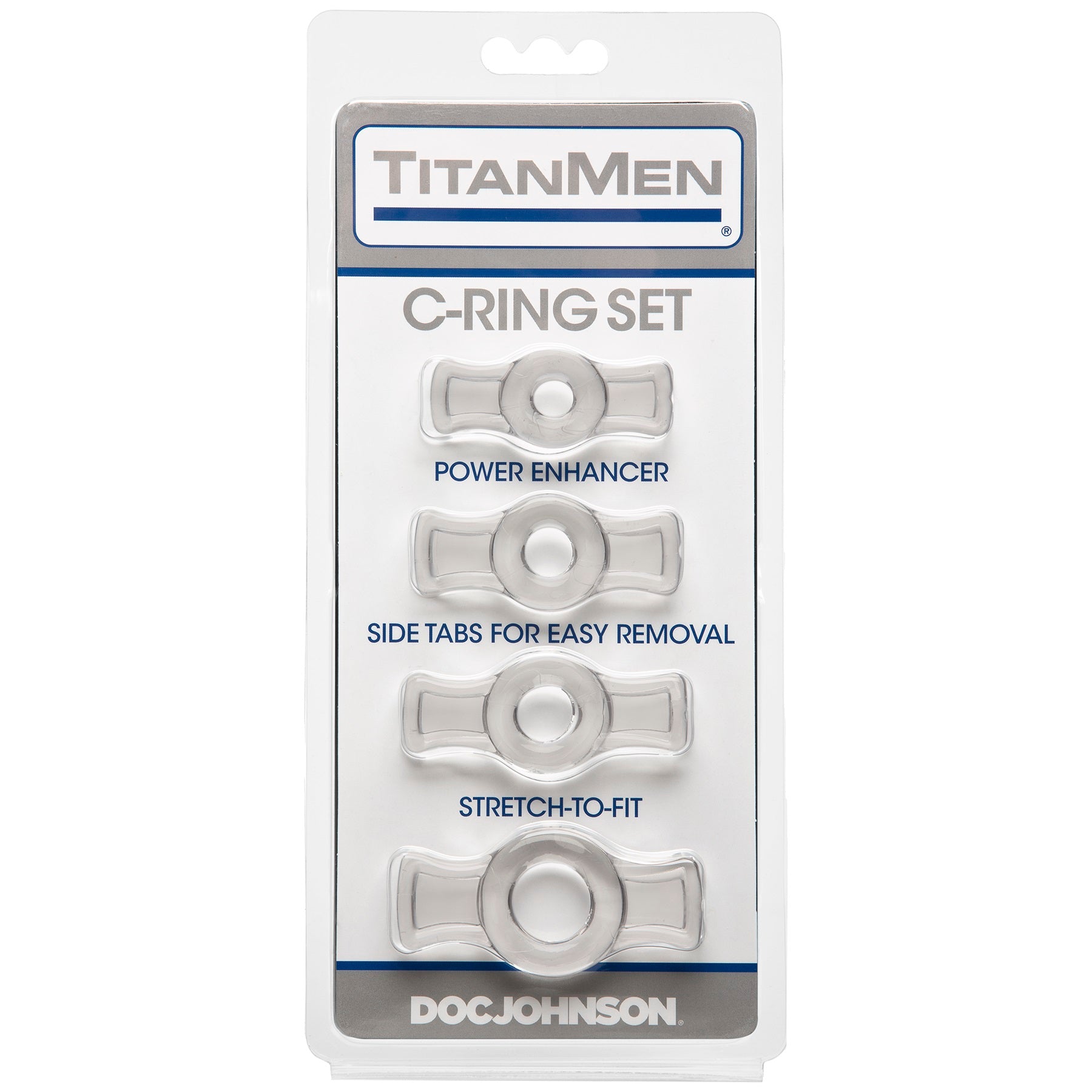 Titanmen Tools Cock Ring Set - Clear - Not Very Vanilla