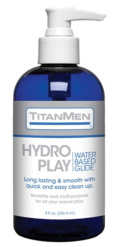 Titanmen Hydro Play Water Based Glide - Bulk - 8 Fl. Oz. - Not Very Vanilla