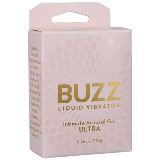 Buzz - Ultra Liquid Vibrator - Intimate Arousal Gel - 0.26 Oz. - Not Very Vanilla