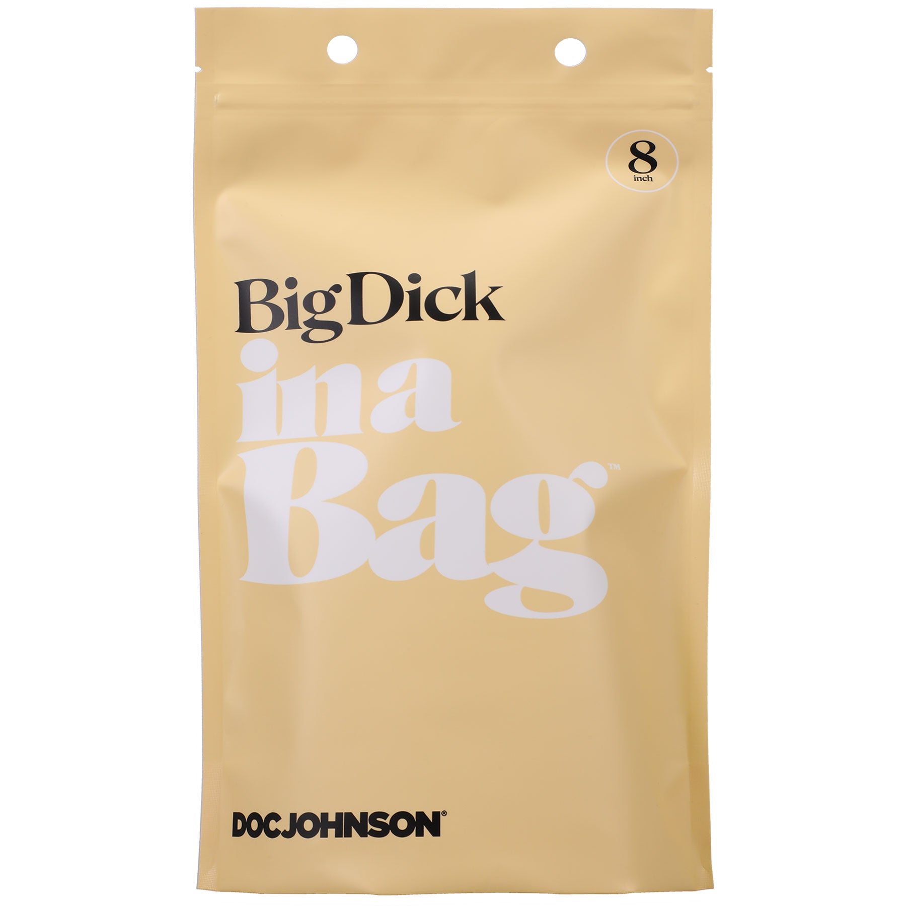 Big Dick in a Bag 8 Inch - Clear - Not Very Vanilla