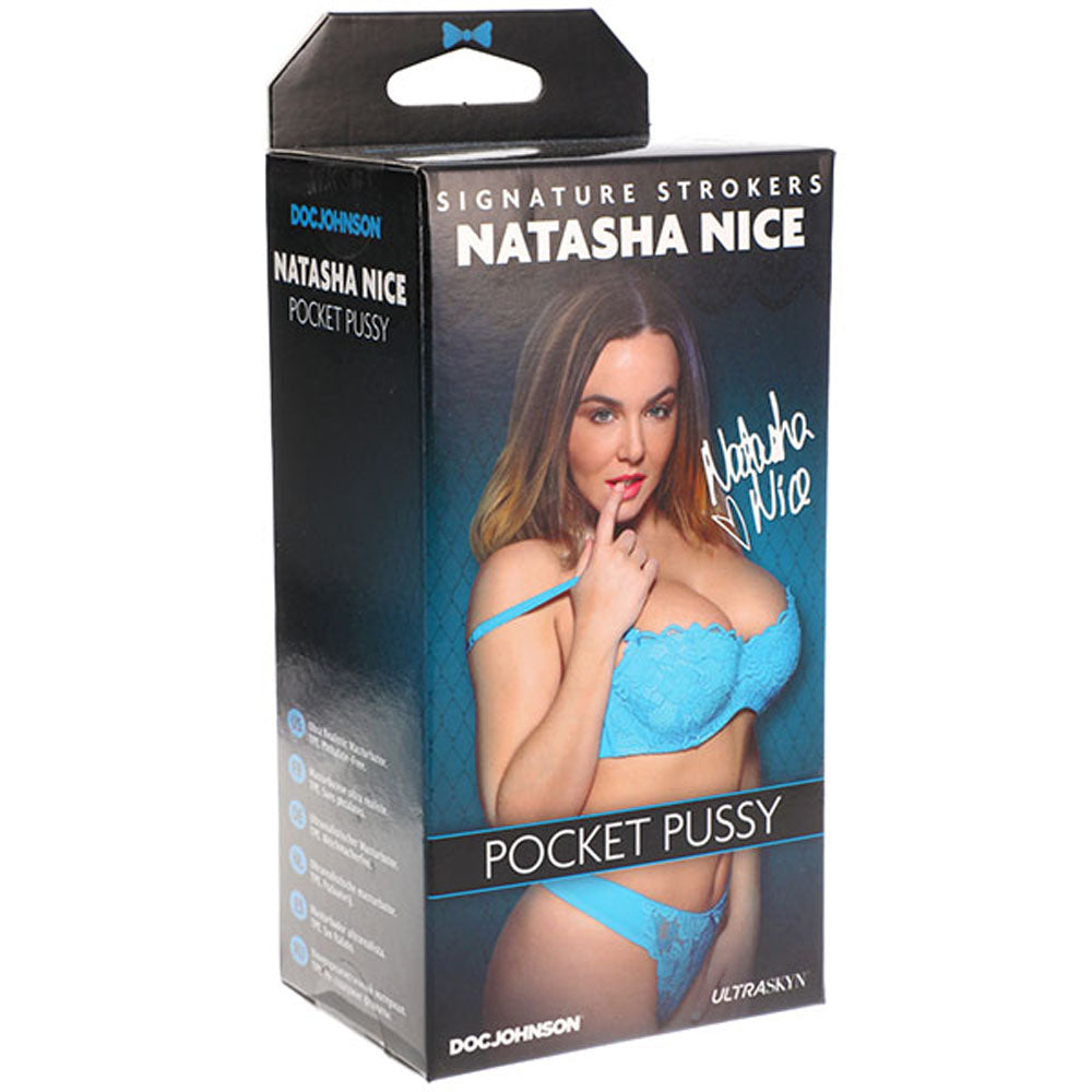 Signature Strokers - Natasha Nice - Ultraskyn Pocket Pussy - Not Very Vanilla