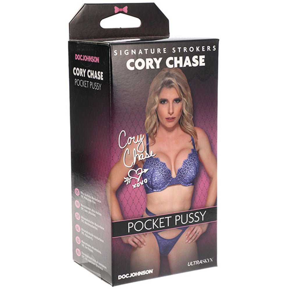 Signature Strokers - Cory Chase Ultraskyn Pocket Pussy - Not Very Vanilla