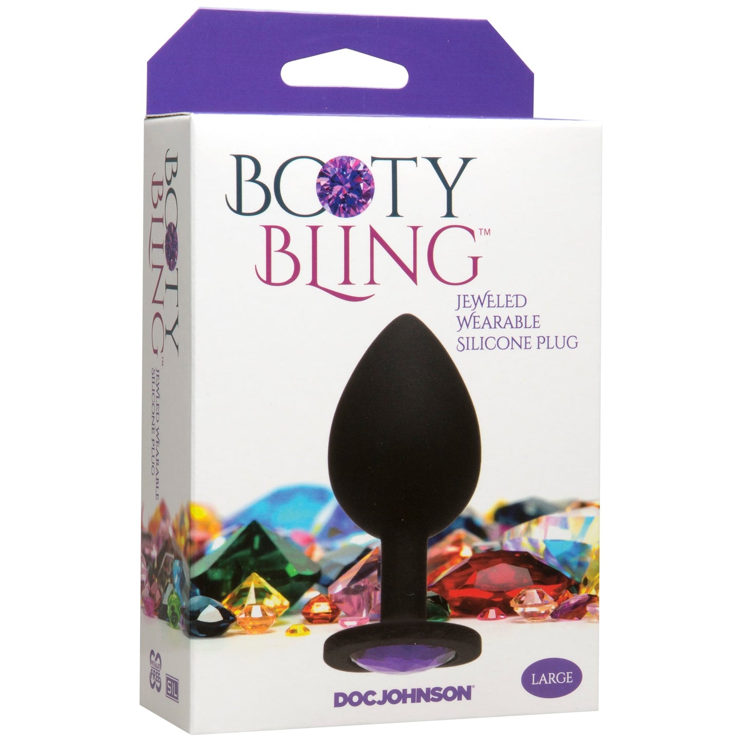 Booty Bling - Purple - Large - Not Very Vanilla