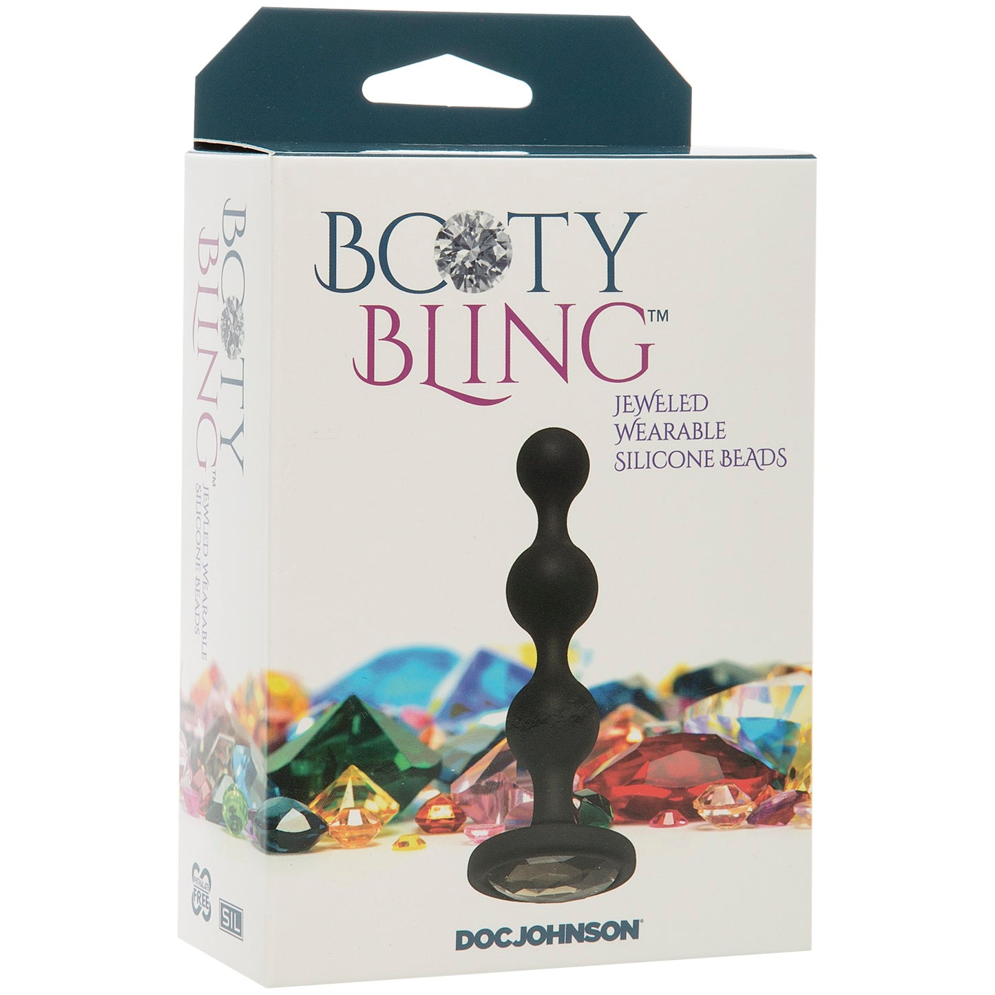 Booty Bling - Wearable Silicone Beads - Silver - Not Very Vanilla