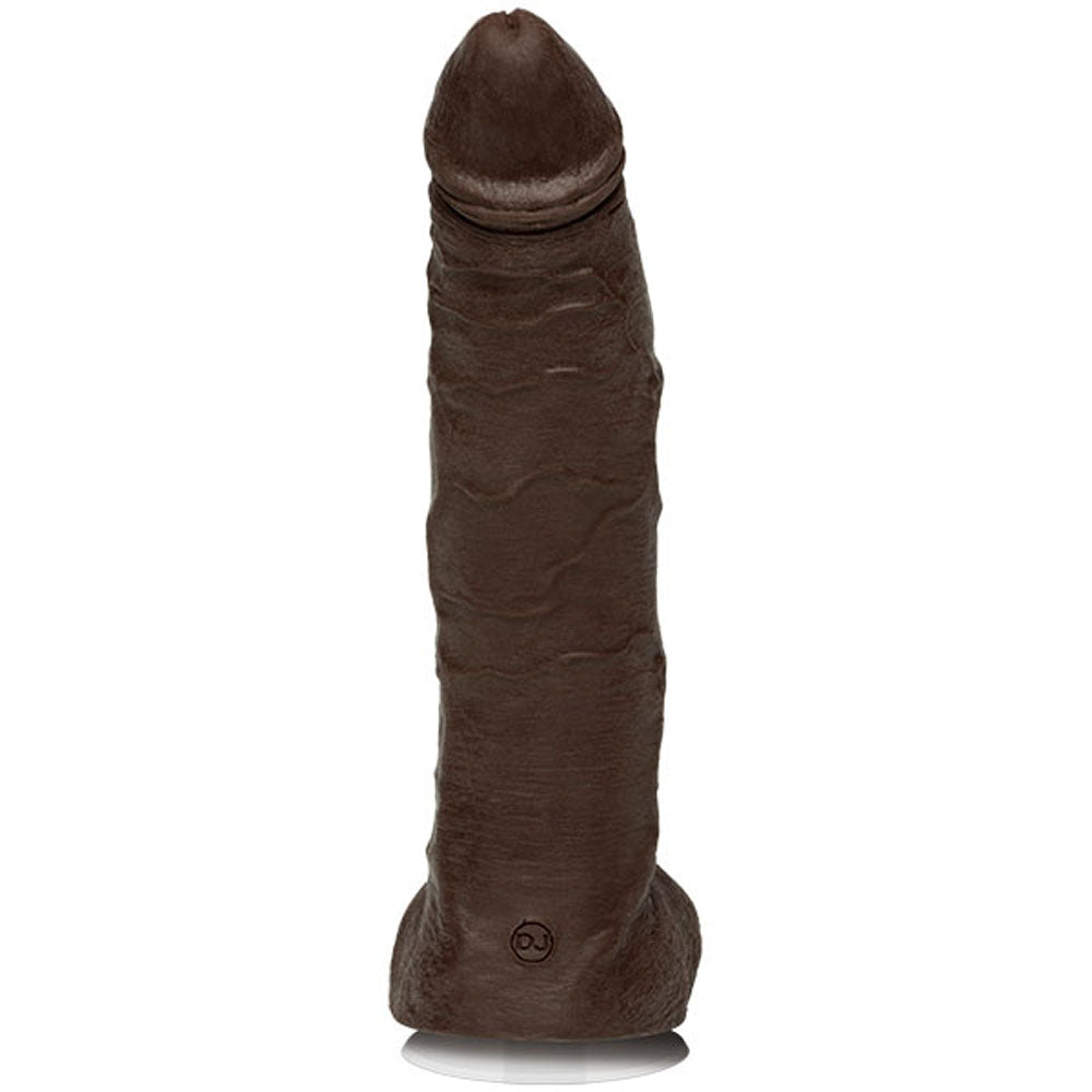 Jason Luv - 10 Inch Ultraskyn Cock With Removable Vac-U-Lock Suction Cup - Chocolate - Not Very Vanilla