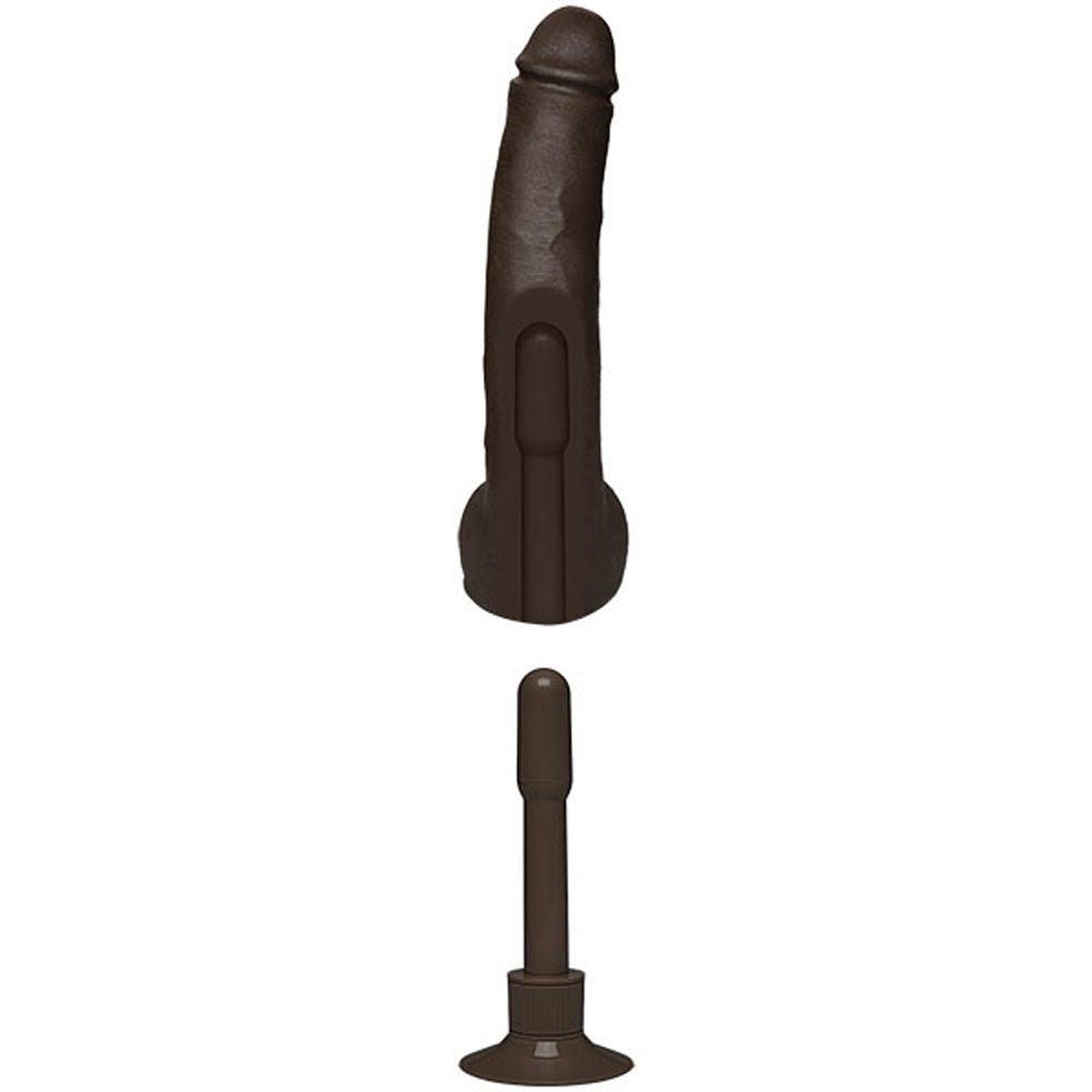 Signature Cocks - Safaree Samuels Anaconda - 12 Inch Ultraskyn Cock With Removable Vul Suction Cup - Not Very Vanilla