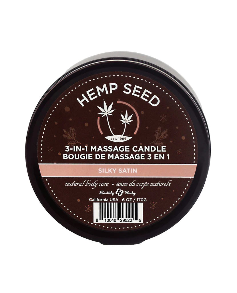 3-in-1 Massage Candle - 6 Oz. - Silky Satin - Not Very Vanilla