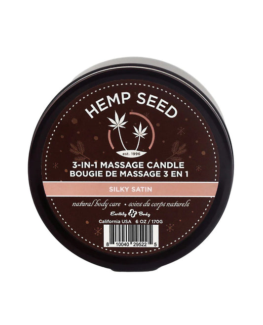 3-in-1 Massage Candle - 6 Oz. - Silky Satin - Not Very Vanilla