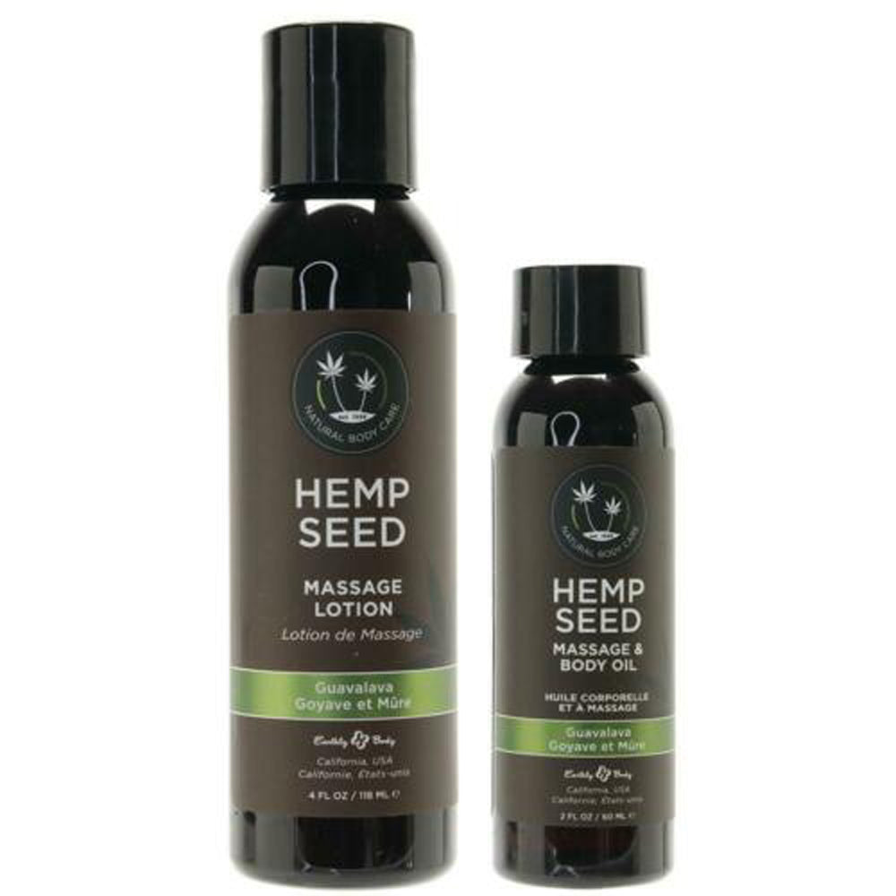 Hemp Seed Massage in a Box Gift Set - Guavalava - Not Very Vanilla