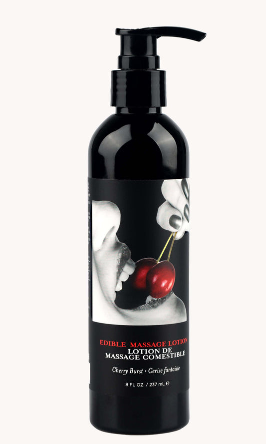 Edible Massage Lotion - Cherry - 8 Fl. Oz. - Not Very Vanilla