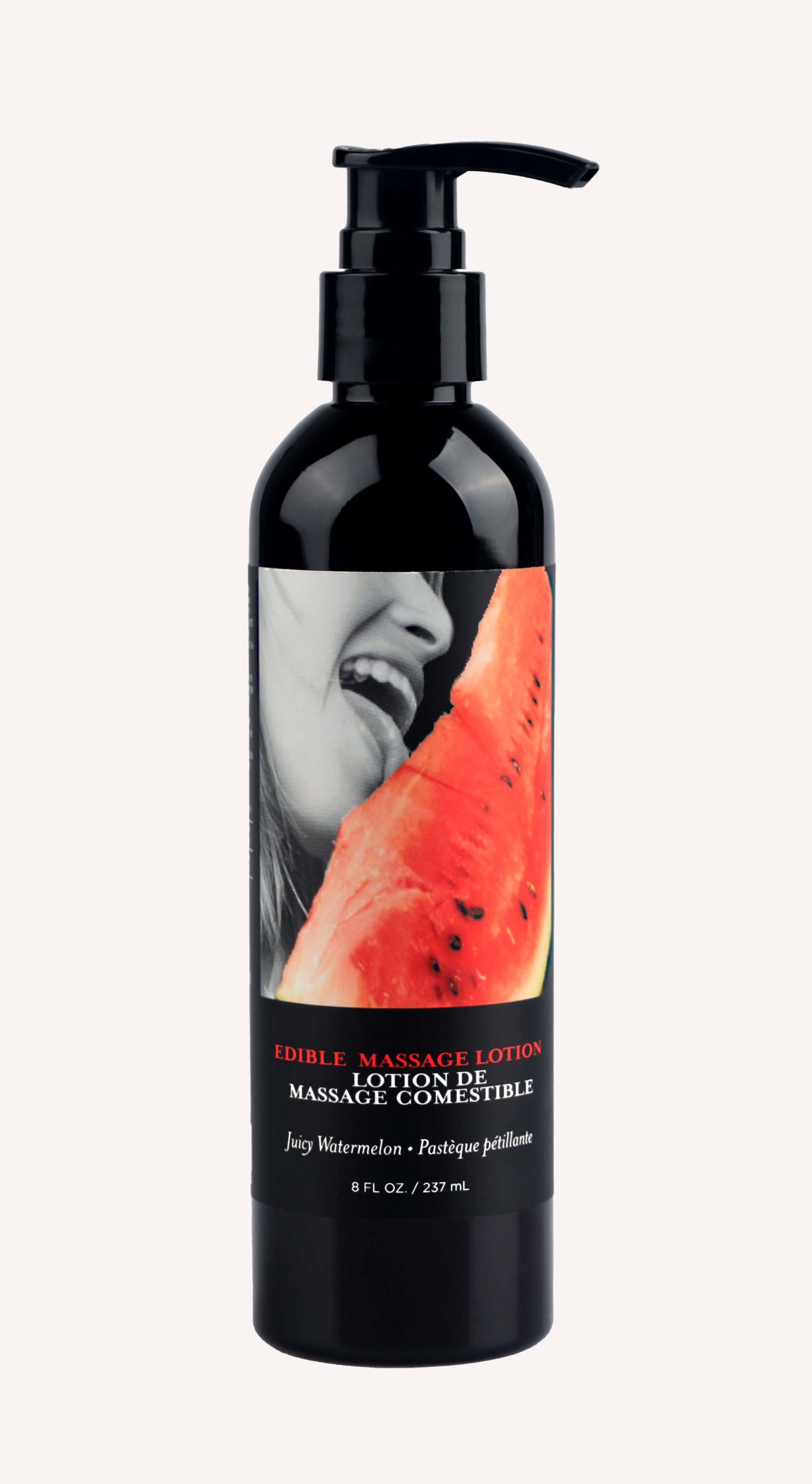 Edible Massage Lotion - Watermelon - 8 Fl. Oz. - Not Very Vanilla