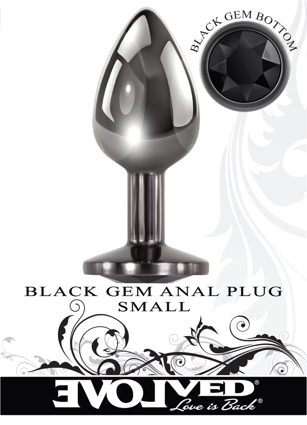 Black Gem Anal Plug - Small - Not Very Vanilla