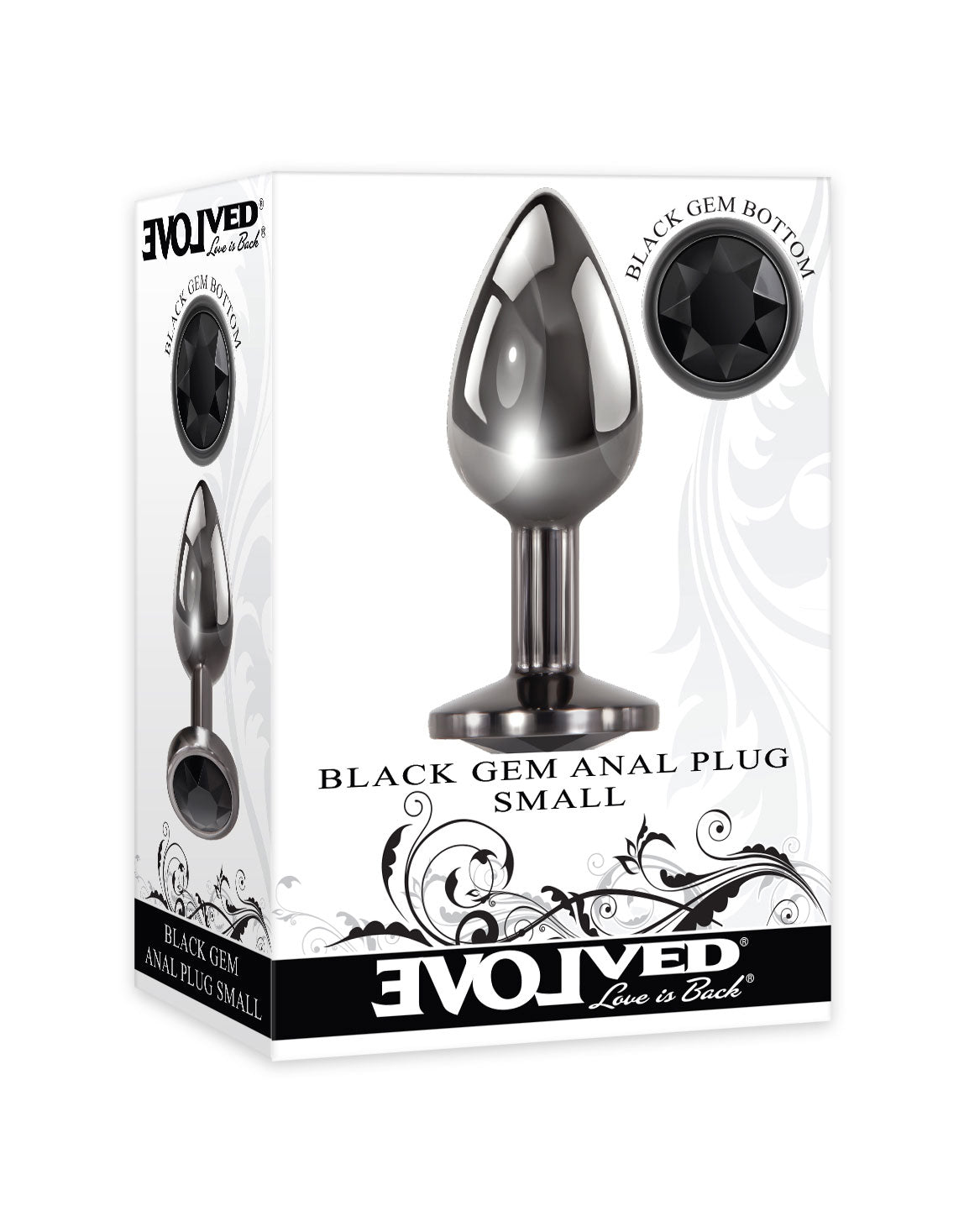 Black Gem Anal Plug - Small - Not Very Vanilla