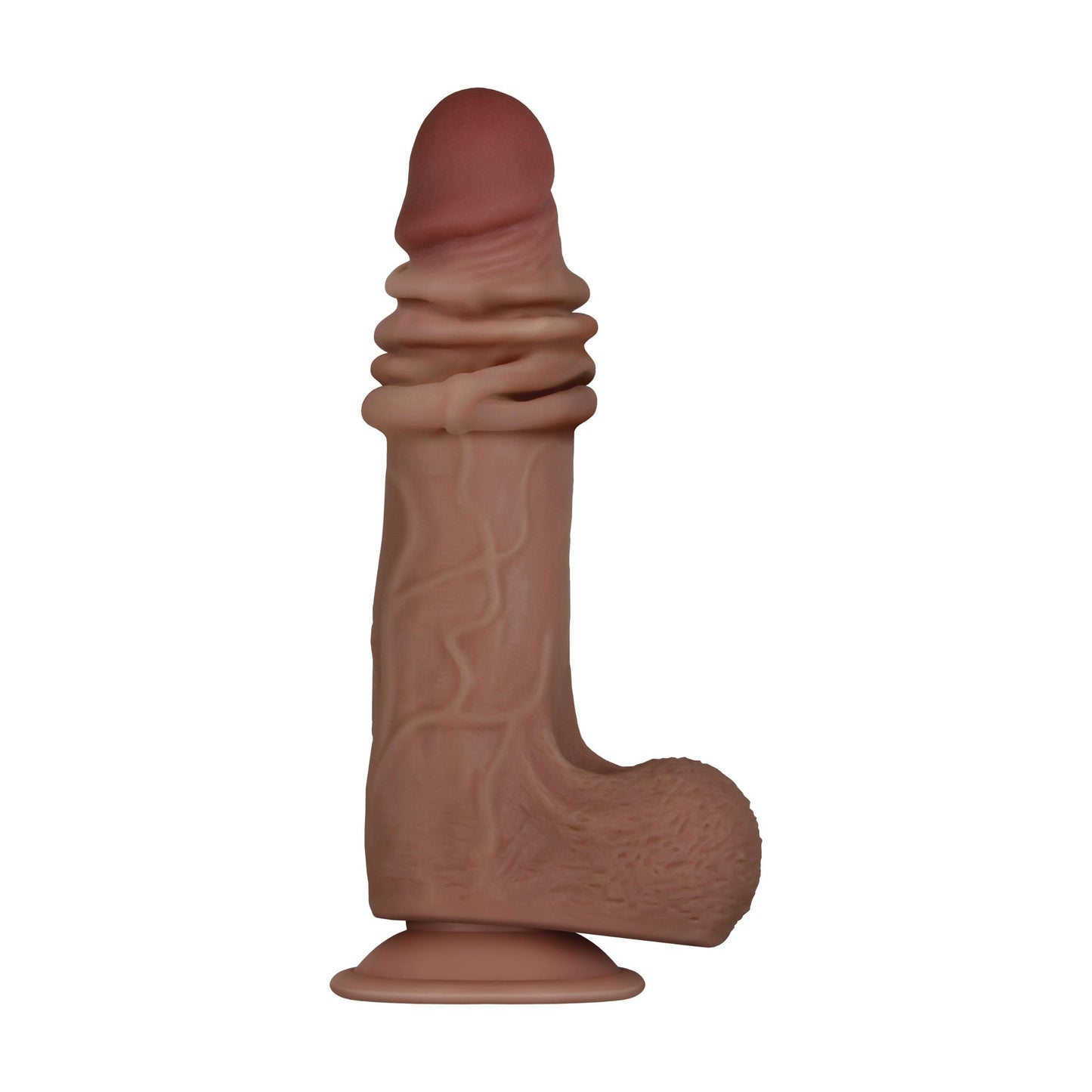 Evolved Flex Skin Poseable Dildo 9in Dar - Not Very Vanilla