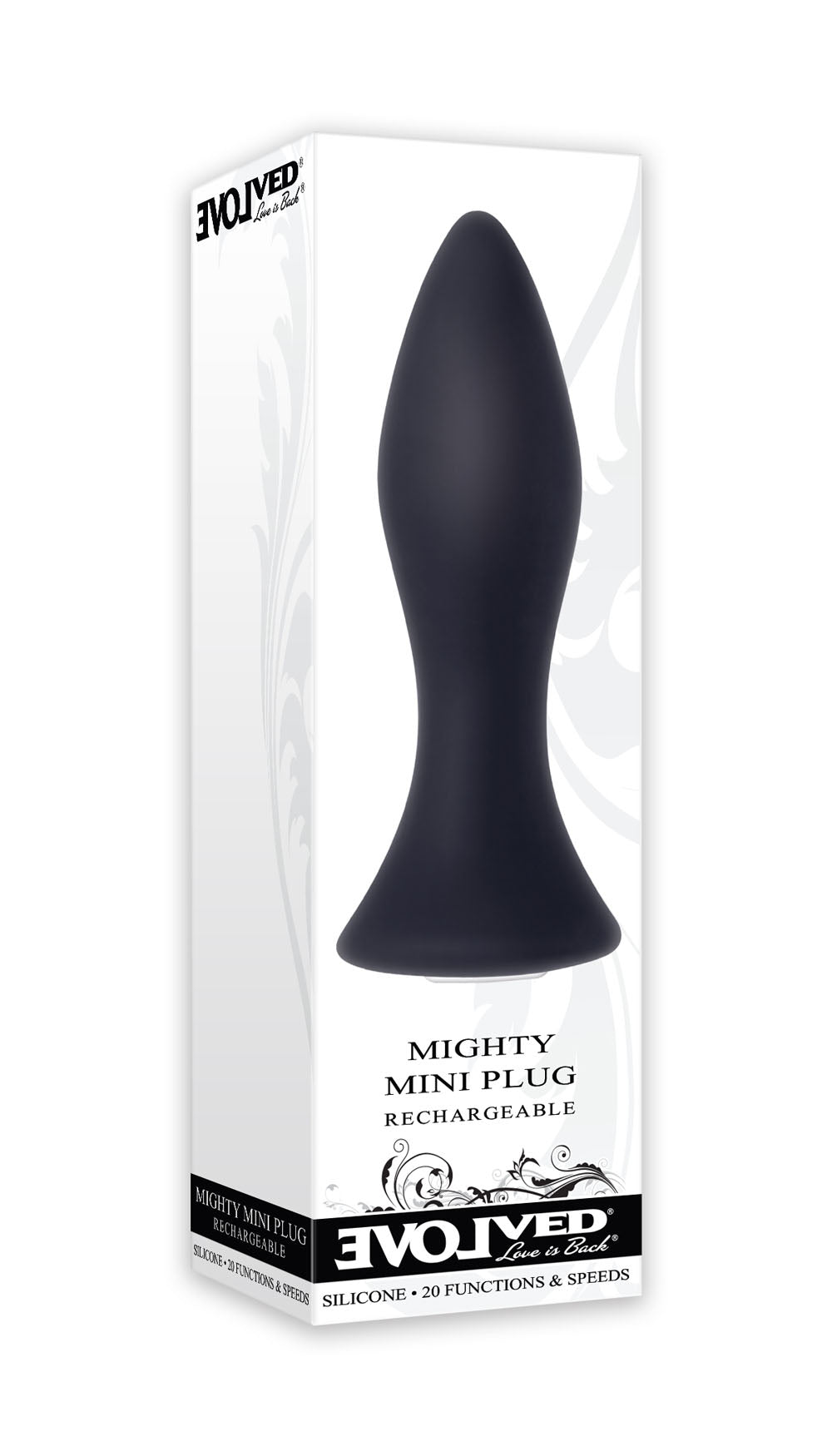 Mini Butt Plug - Black - Not Very Vanilla