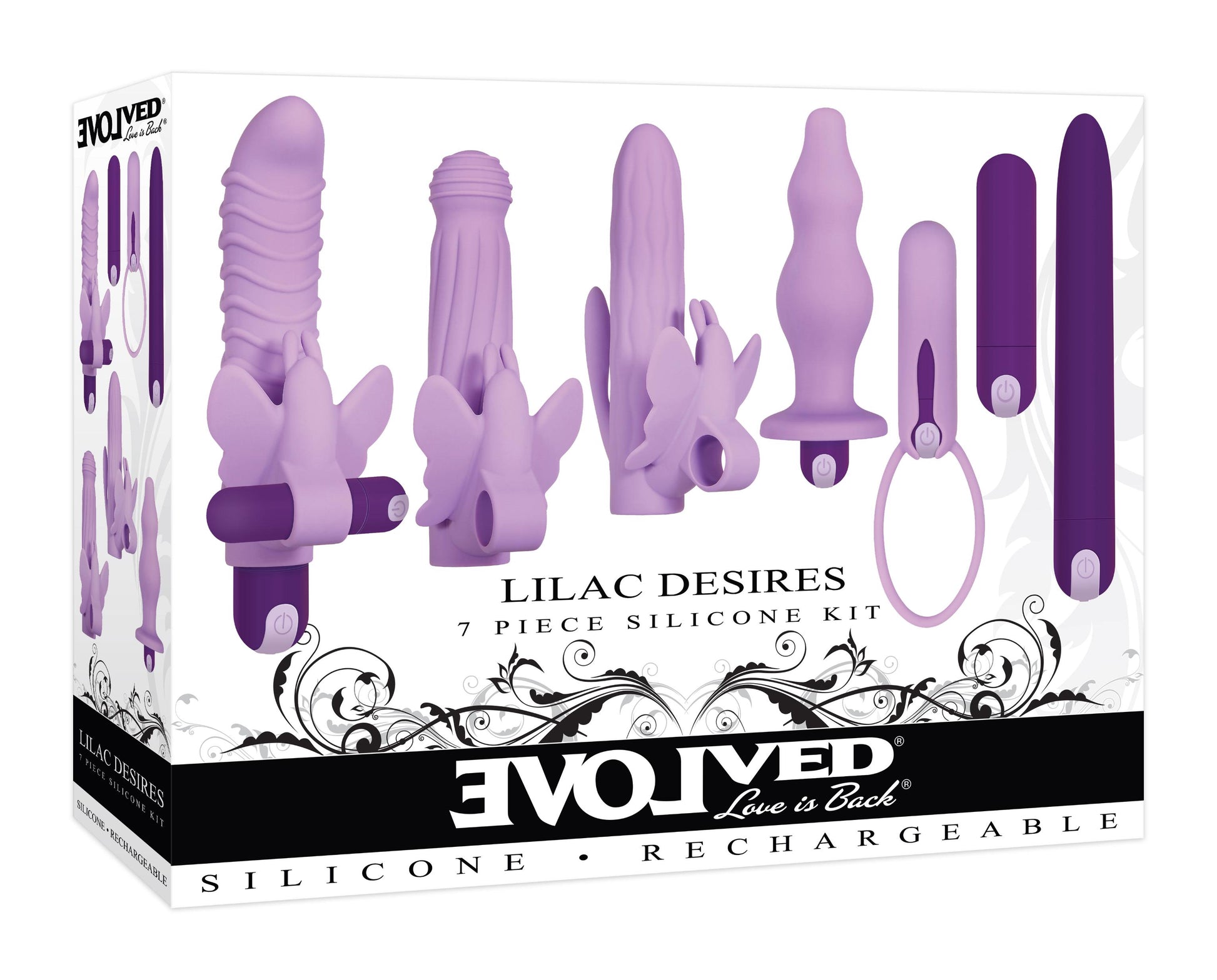 Lilac Desires - 7 Piece Silicone Set - Not Very Vanilla