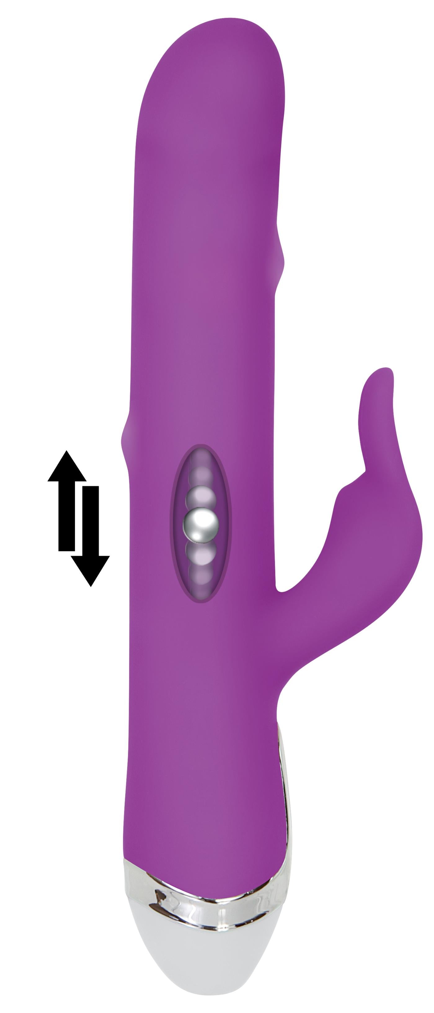 Dancing Pearl Rabbit Vibrator - Purple - Not Very Vanilla