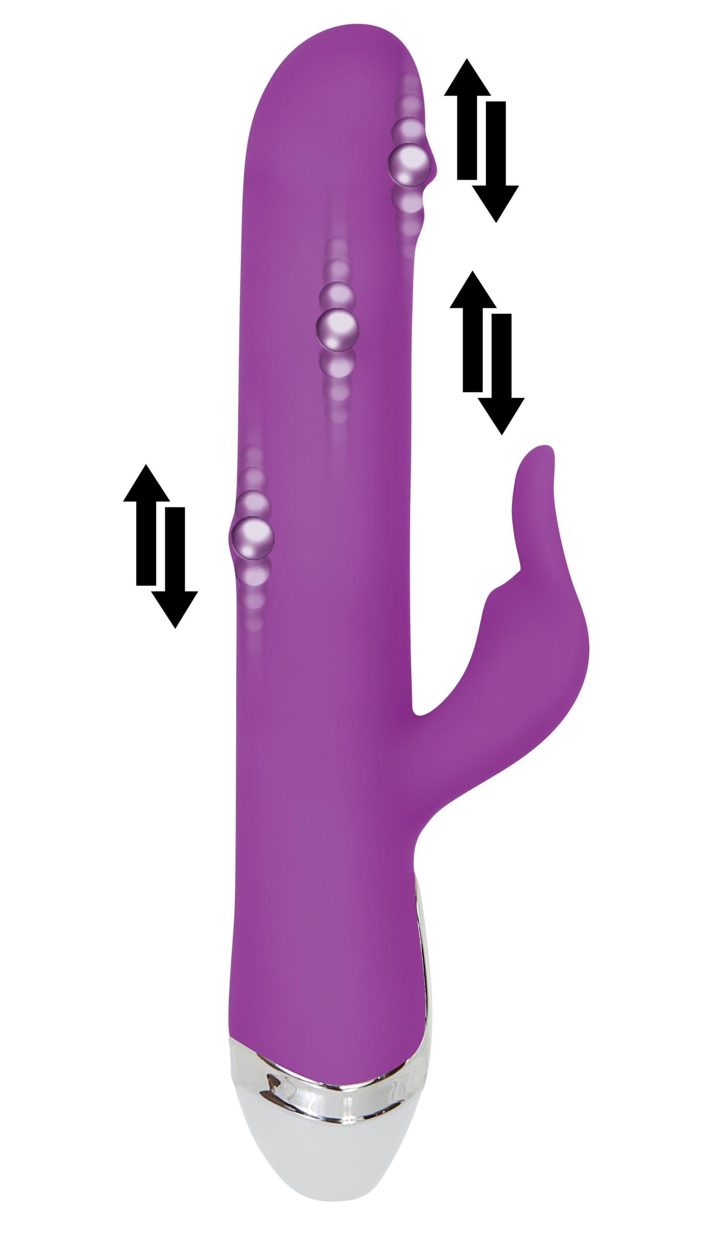 Dancing Pearl Rabbit Vibrator - Purple - Not Very Vanilla