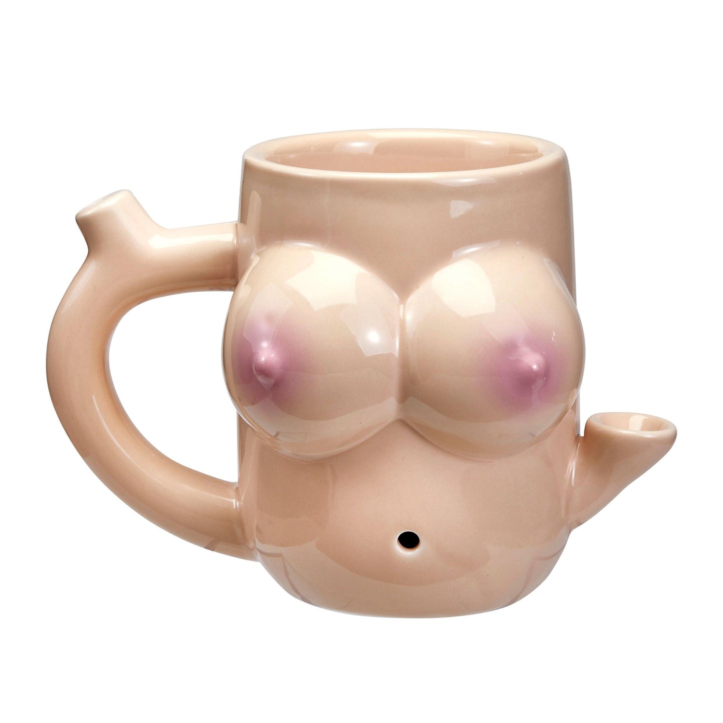 Boob Mug - Novelty Pipe - Not Very Vanilla