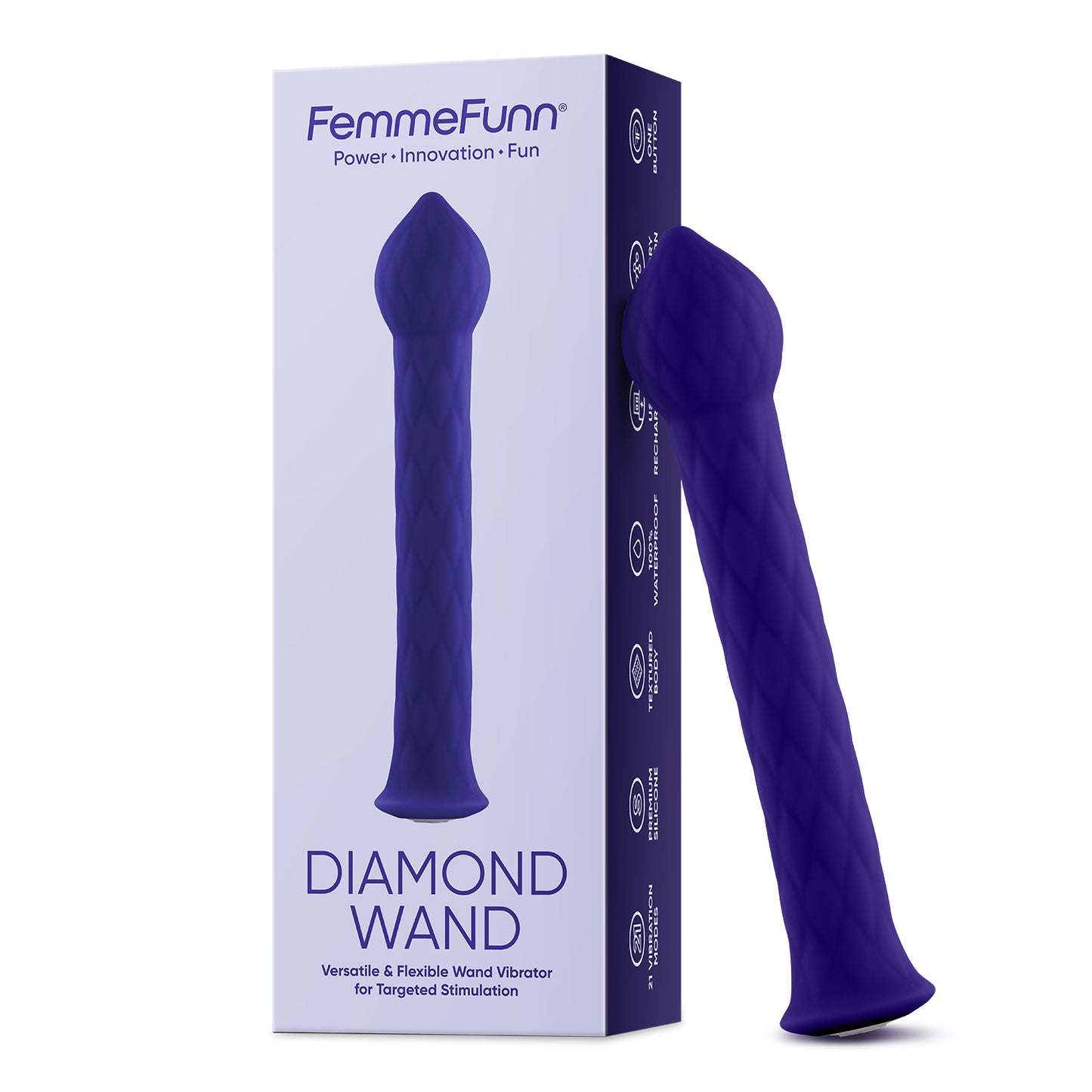 Diamond Wand - Purple - Not Very Vanilla