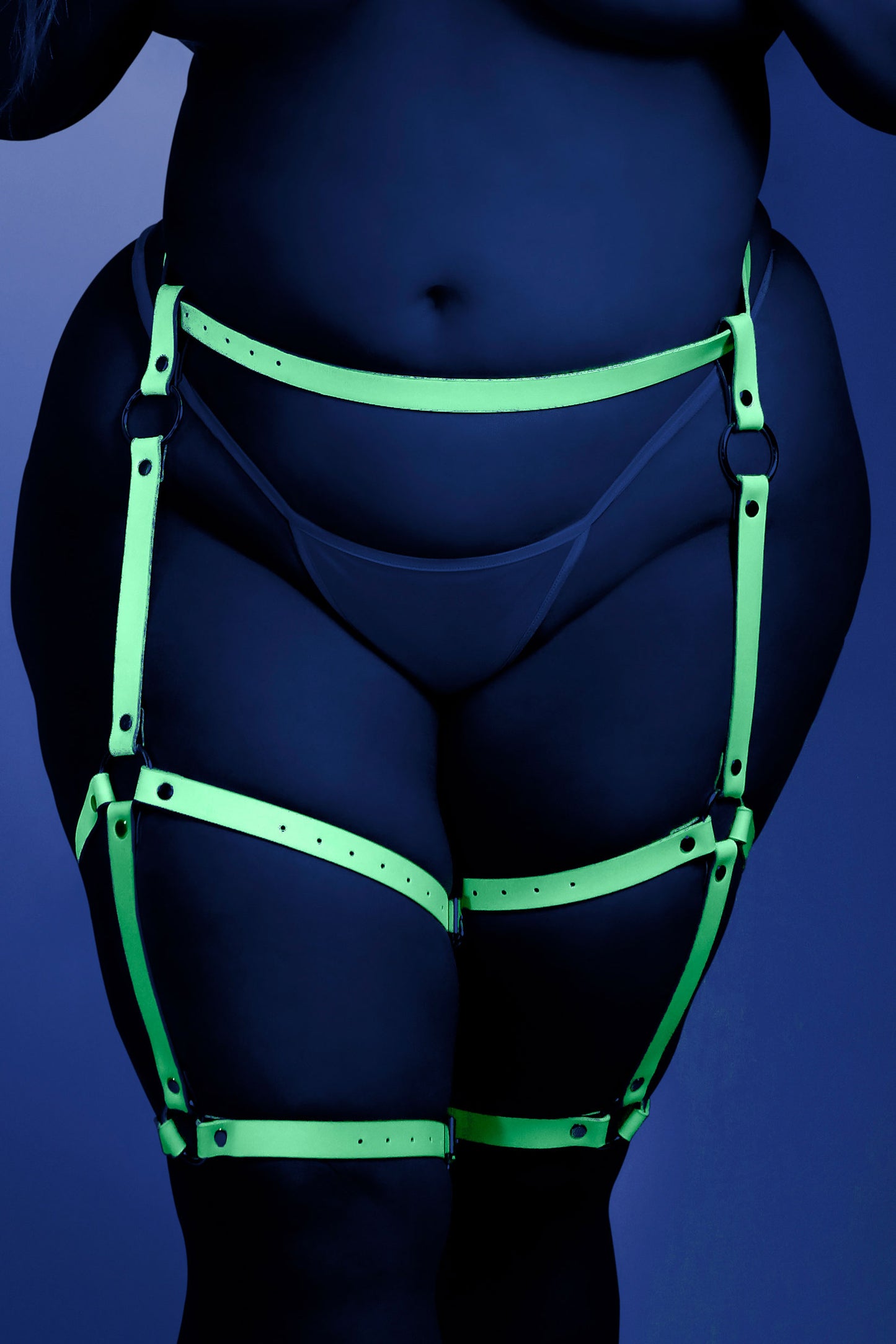 Leg Harness - One Size - Light Blue - Not Very Vanilla