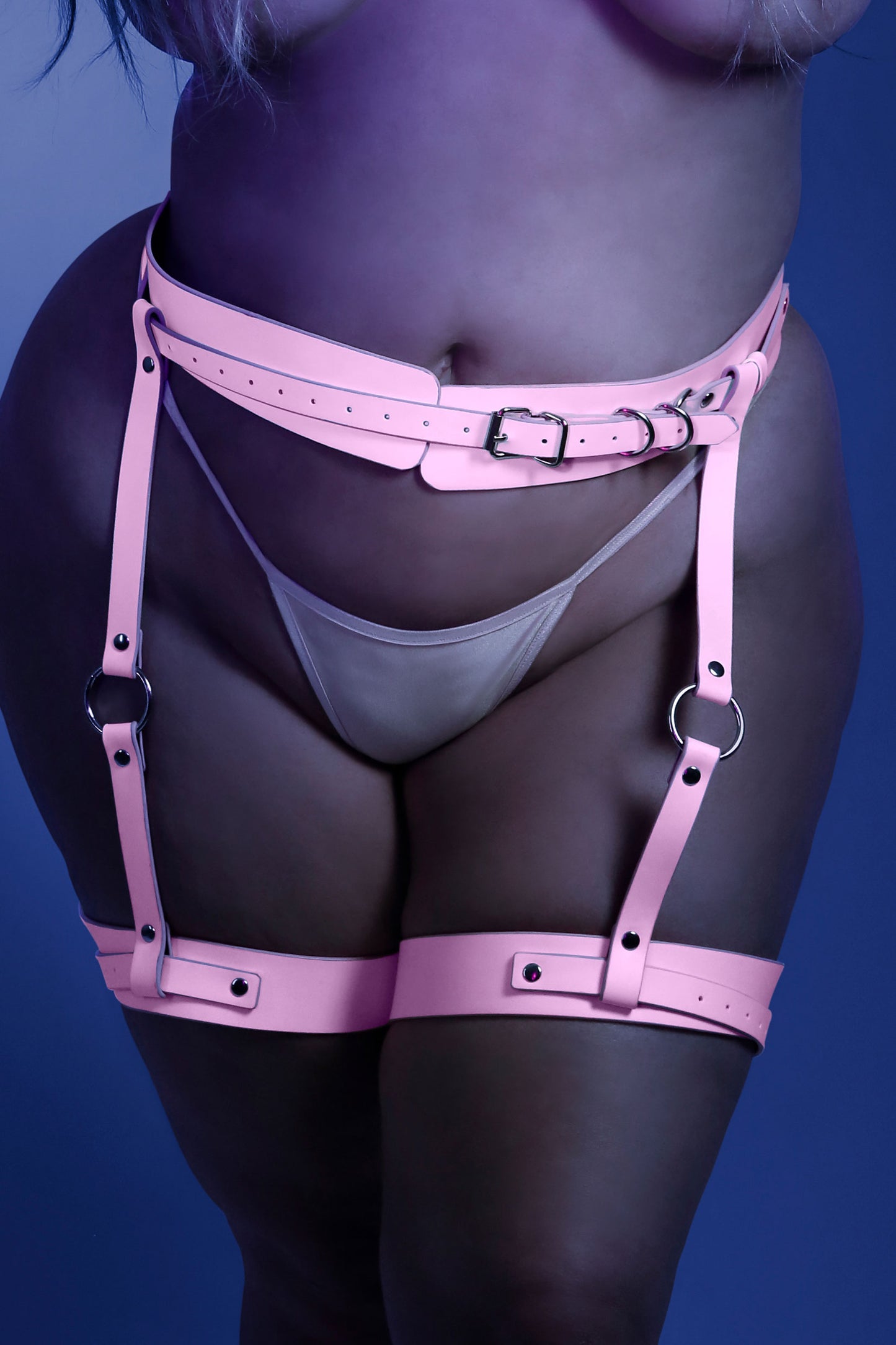 Leg Harness - One Size - Light Pink - Not Very Vanilla