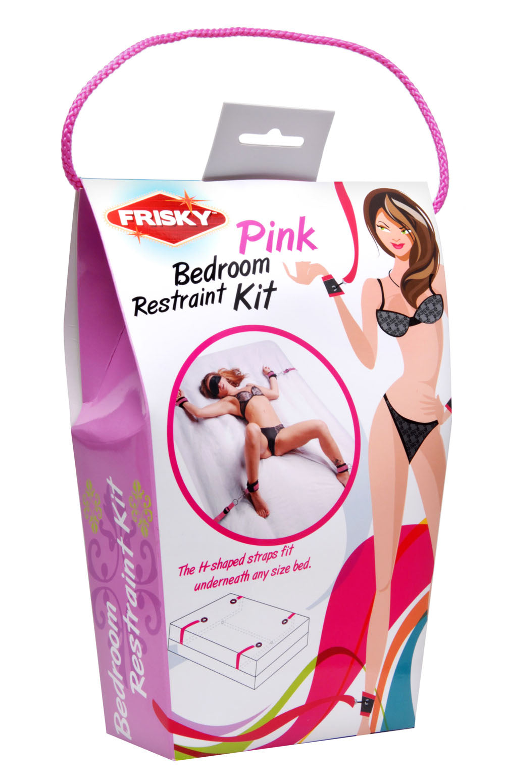 Frisky Pink Bedroom Restraint Kit - Not Very Vanilla