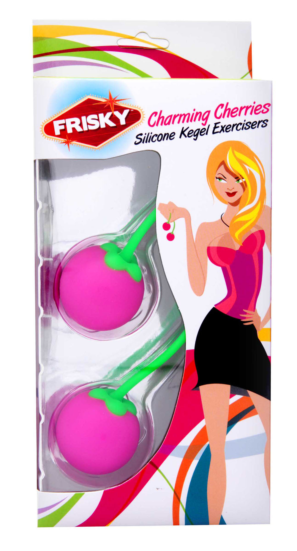 Frisky Charming Cherries Silicone Kegel Exercisers - Not Very Vanilla