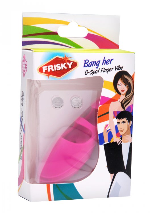 Bang Her Silicone G-Spot Finger Vibe Pink - Not Very Vanilla