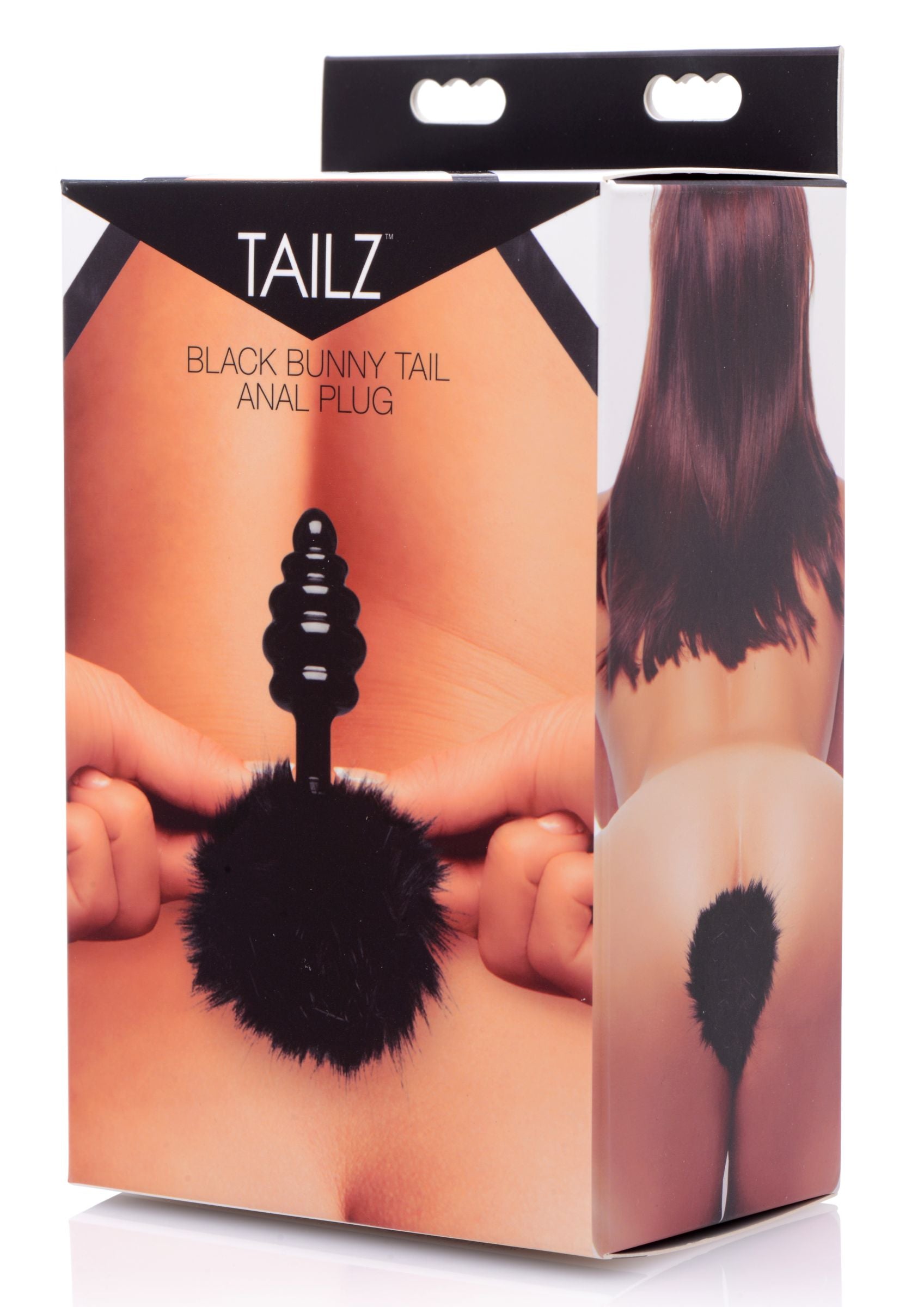 Black Bunny Tail Anal Plug - Not Very Vanilla