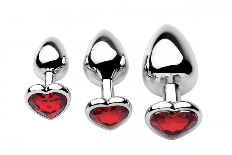 Chrome Hearts 3 Piece Anal Plugs With Gem Accents - Not Very Vanilla