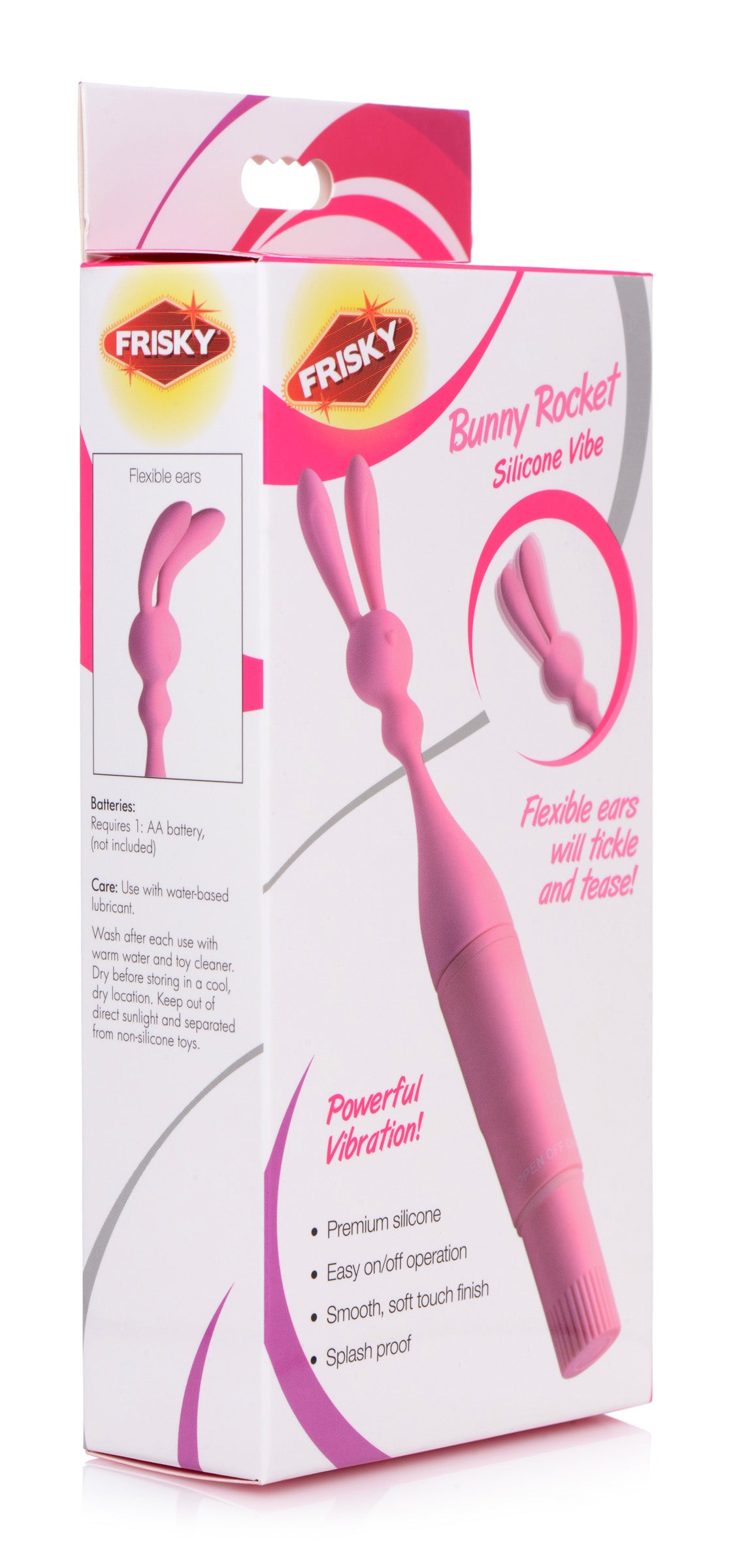 Bunny Rocket Silicone Vibrator - Not Very Vanilla