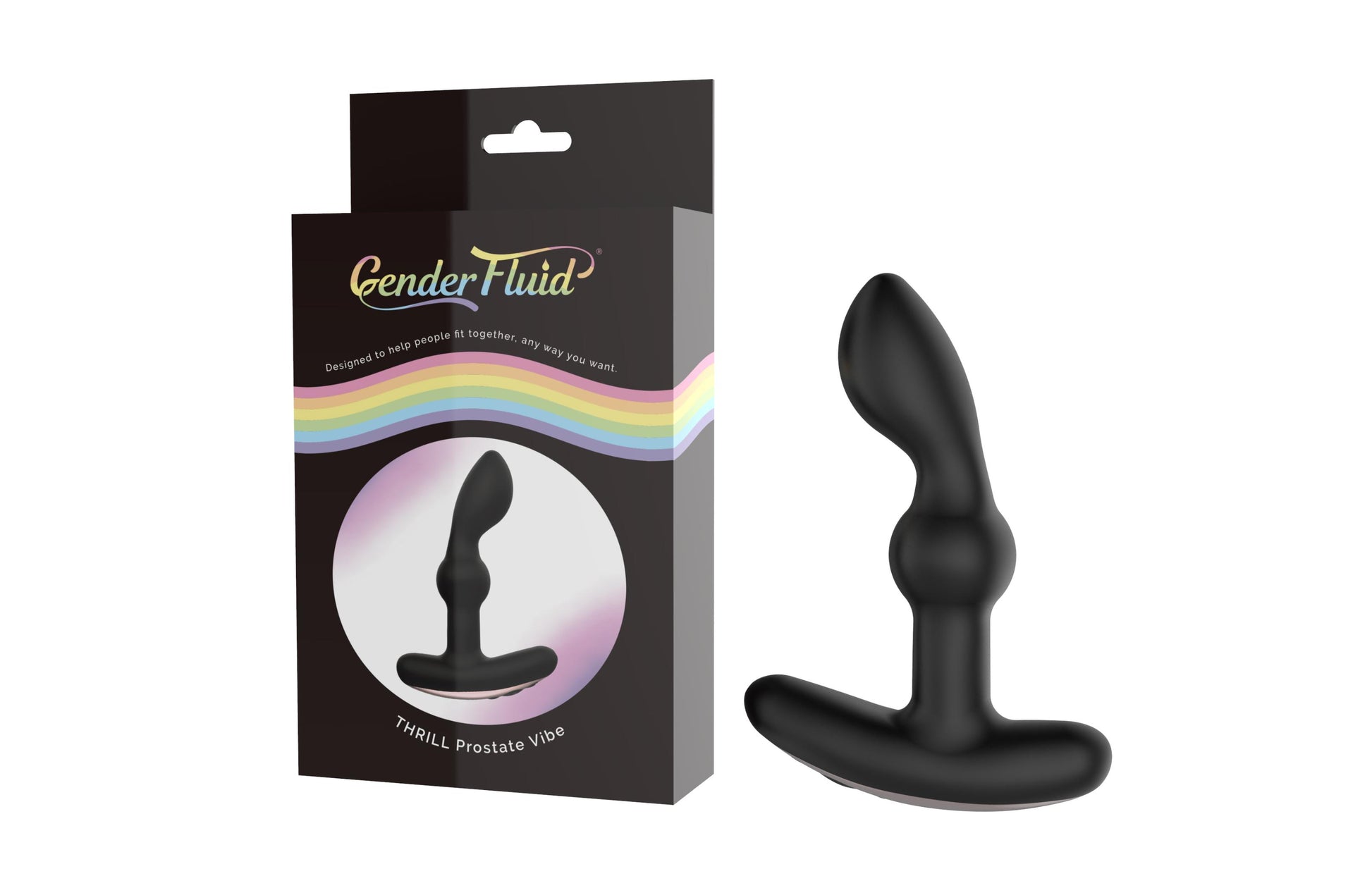 Gender Fluid Thrill Anal Vibe - Black - Not Very Vanilla