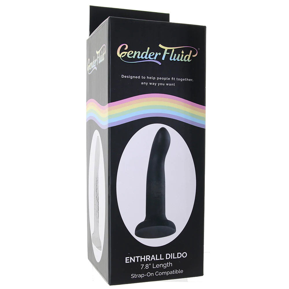 Gender Fluid Enthrall Dildo 7.8 Inch - Black - Not Very Vanilla