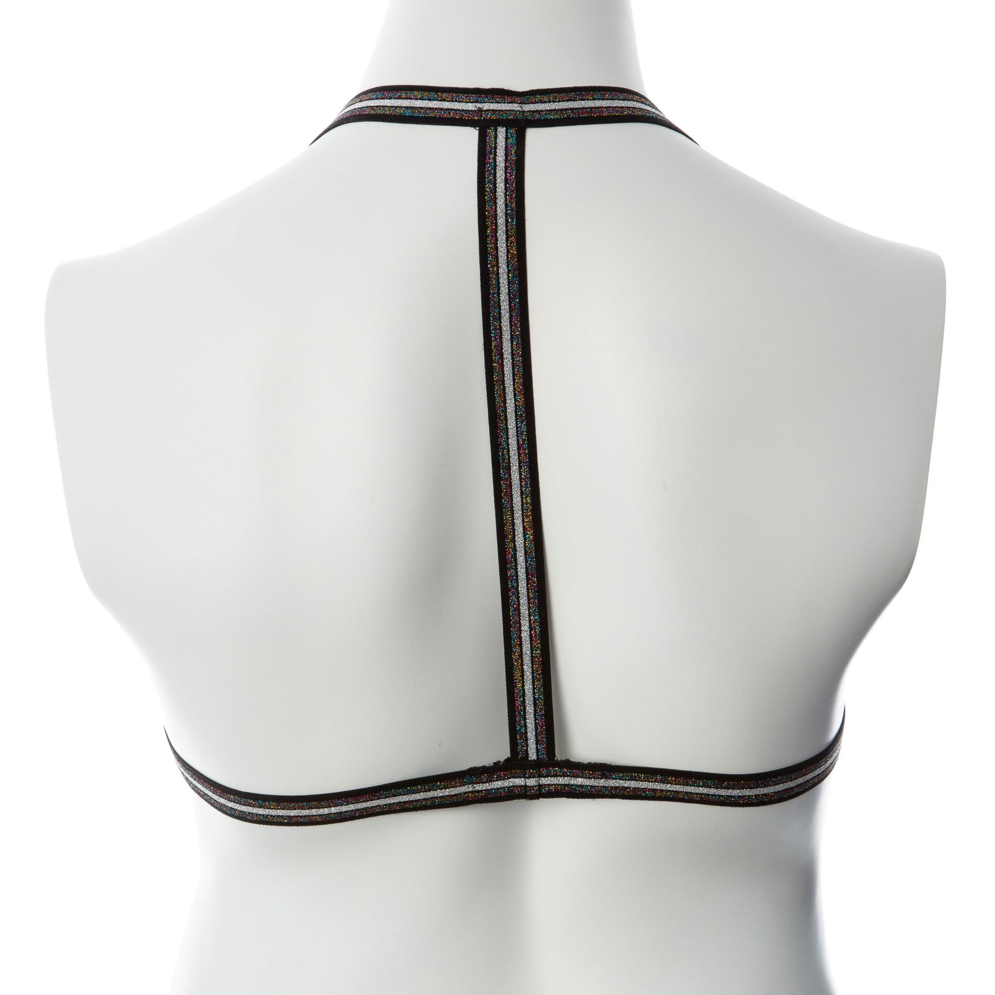 Gender Fluid Silver Lining Harness - Small/large - Multi-Color - Not Very Vanilla